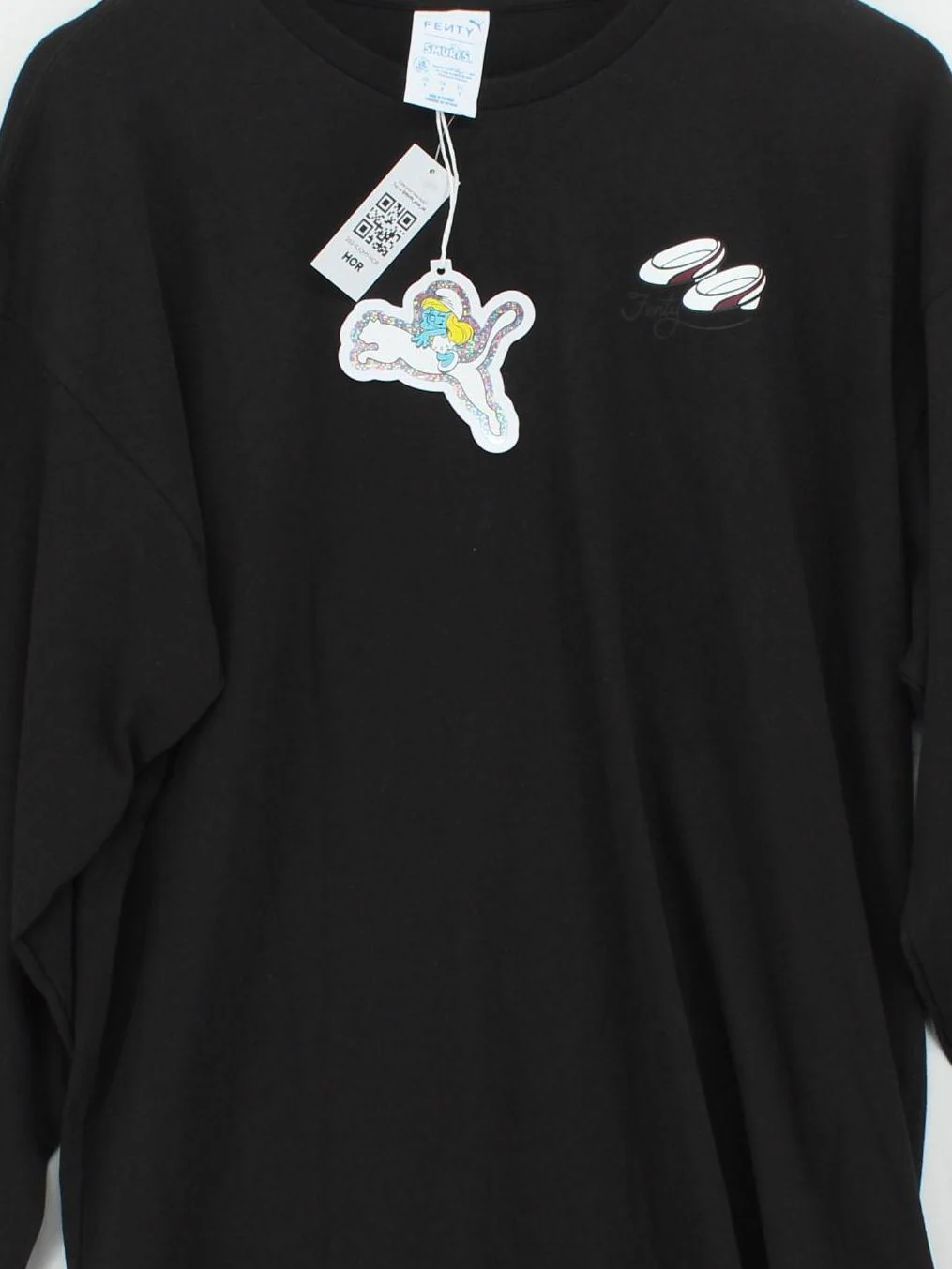 Puma Men's T-Shirt S Black Graphic Cotton with Polyester Basic - Image 3