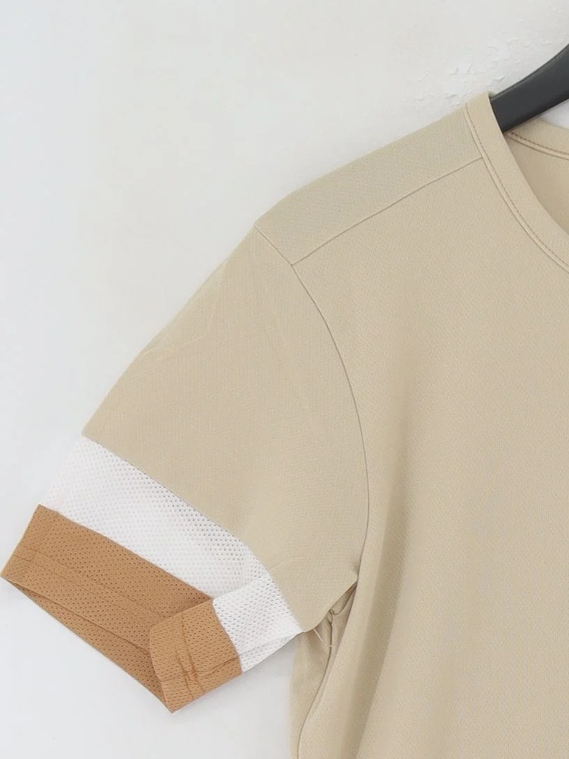 Puma Men's T-Shirt S Tan 100% Polyester Crew Neck Basic New with tags - Image 4
