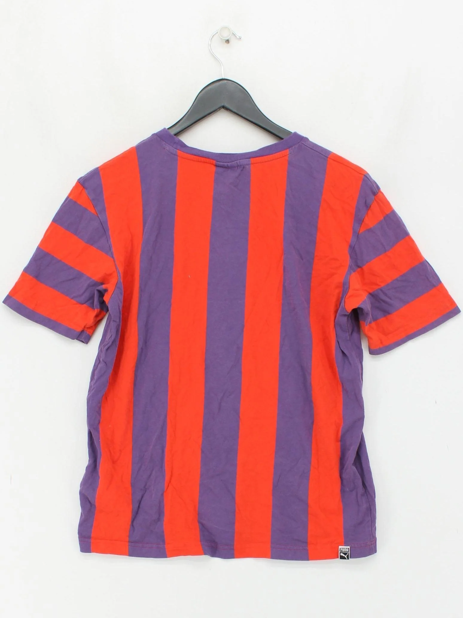Puma Men's T-Shirt XXS Multi Striped Cotton with Elastane Basic - Image 2