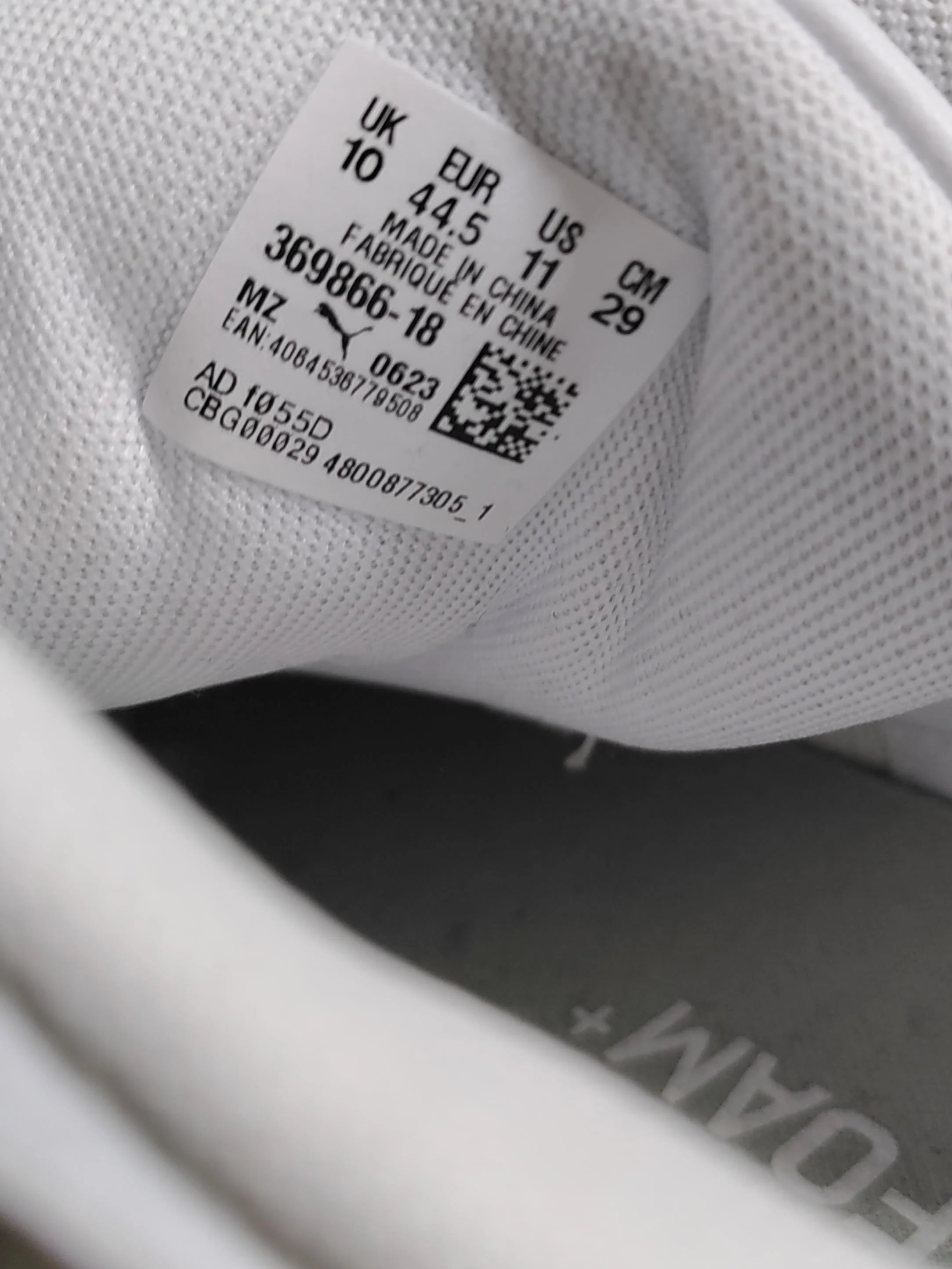 Puma unknown Women's Trainers 369866-18 UK10 EU44.5 US11 in White - Image 10