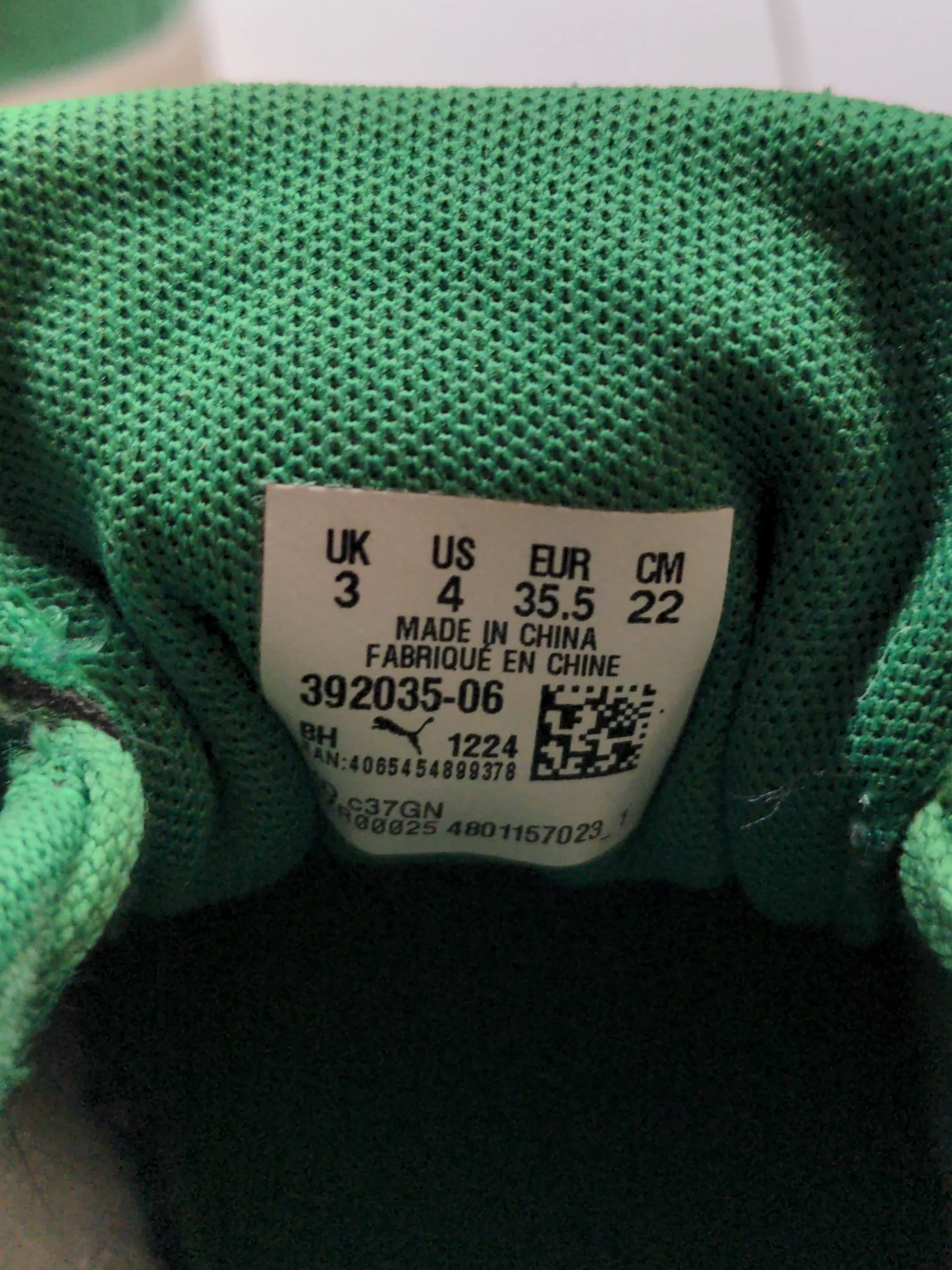 Puma unknown Women's Trainers 392035-06 UK3 EU35.5 US4 in Green - Image 11