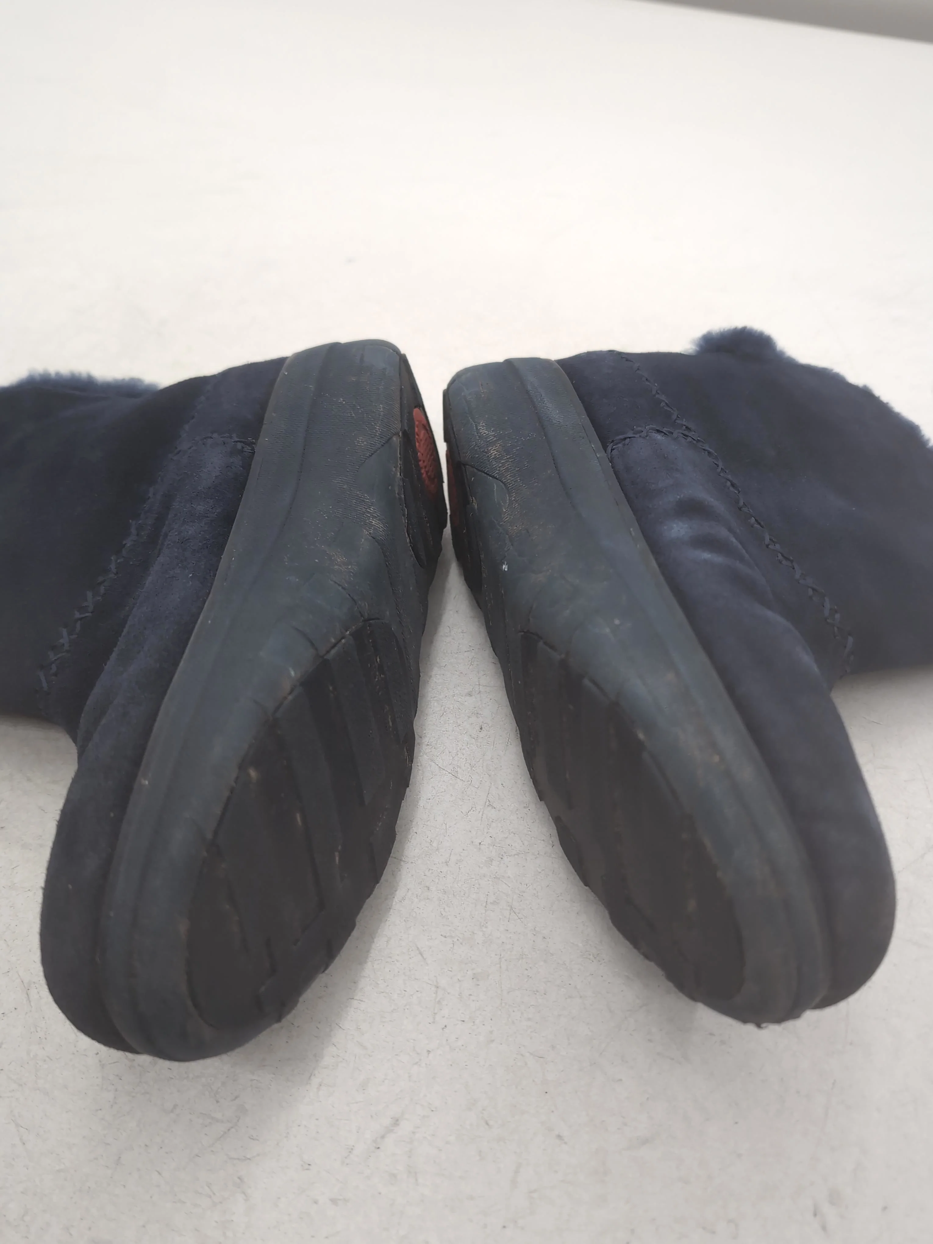 Puma Women's Boots UK 5 Blue Suede with Faux Fur Combat - Image 6