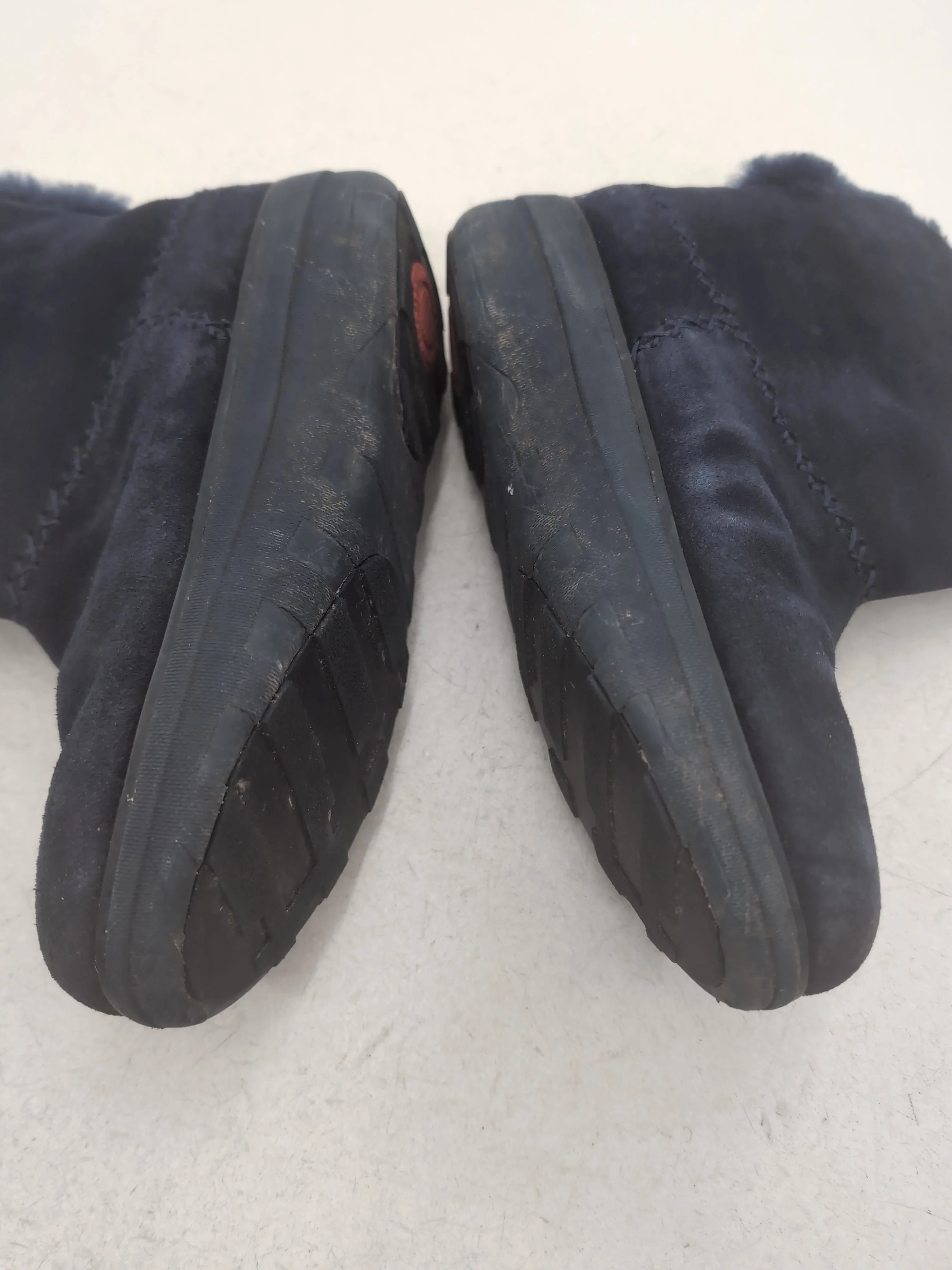 Puma Women's Boots UK 5 Blue Suede with Faux Fur Combat - Image 7