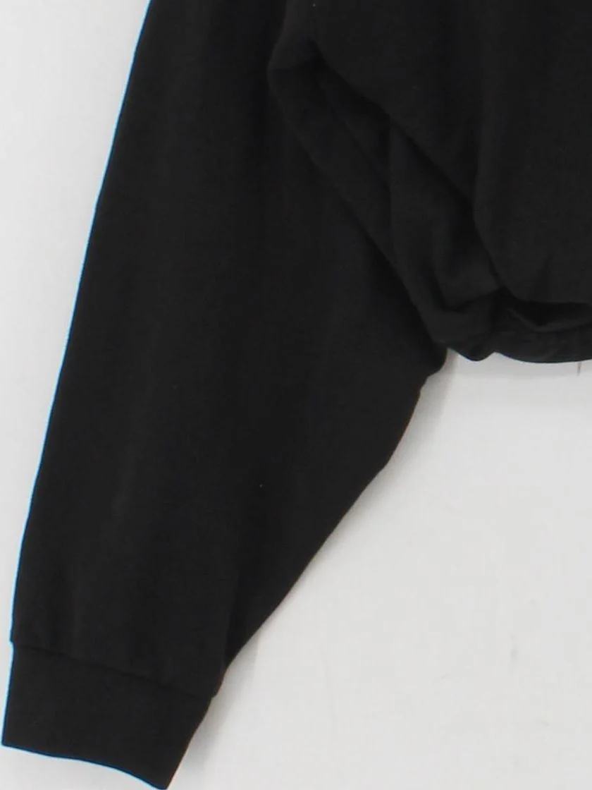 Puma Women's Hoodie M Black Cotton with Polyester, Elastane Pullover - Image 4