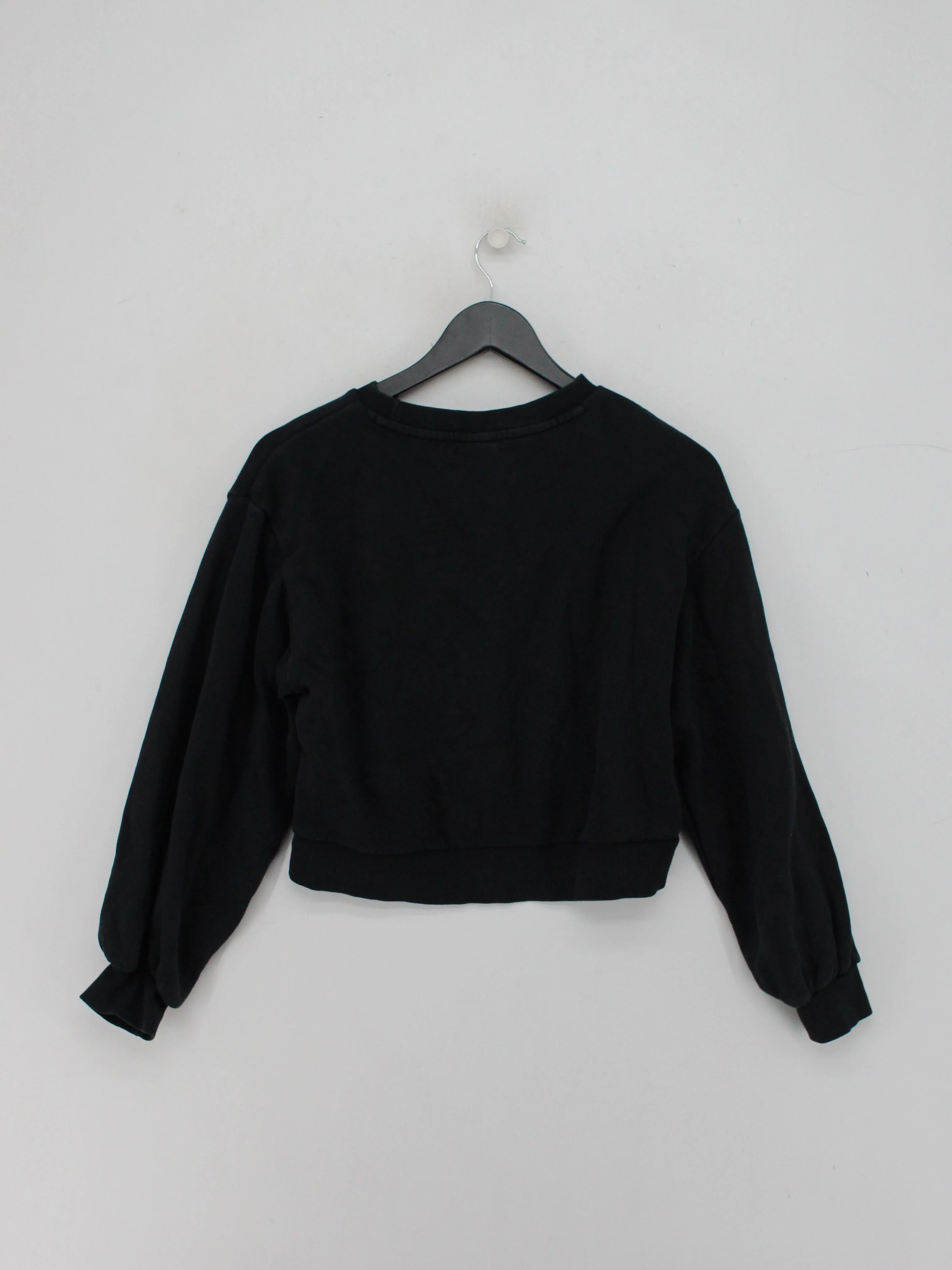 Puma Women's Hoodie S Black Cotton with Elastane Pullover - Image 2