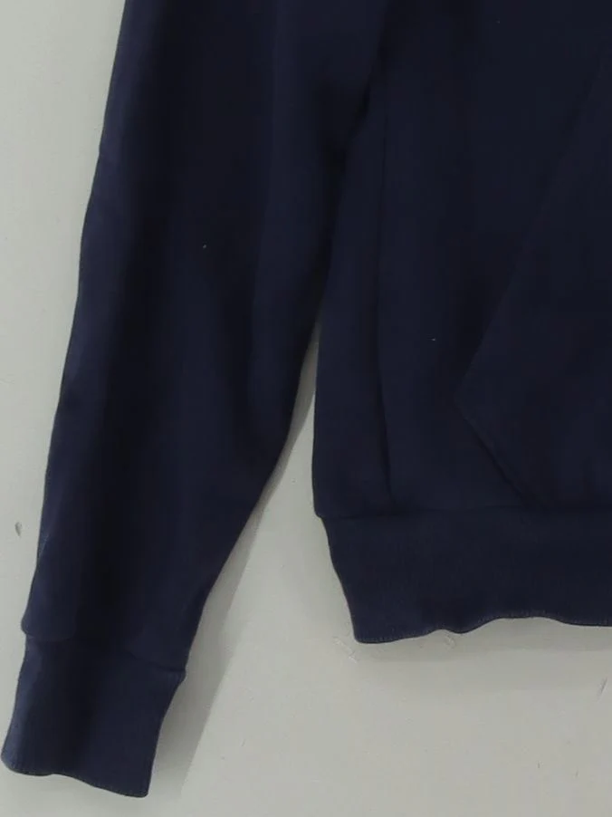 Puma Women's Hoodie S Blue Graphic 100% Cotton Pullover - Image 4
