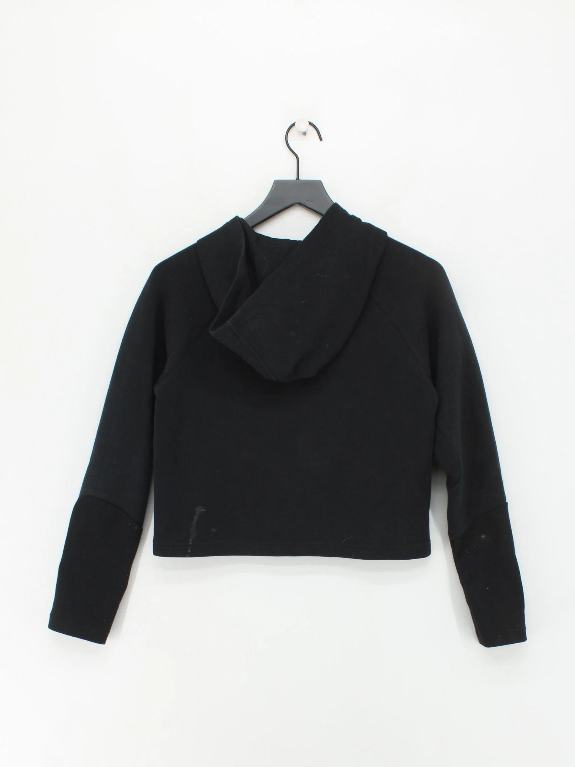 Puma Women's Hoodie XS Black Cotton with Polyester Pullover - Image 2