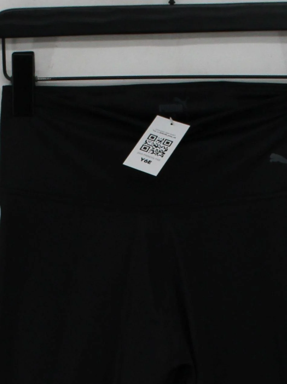 Puma Women's Leggings M Black Polyester with Elastane Full length - Image 3