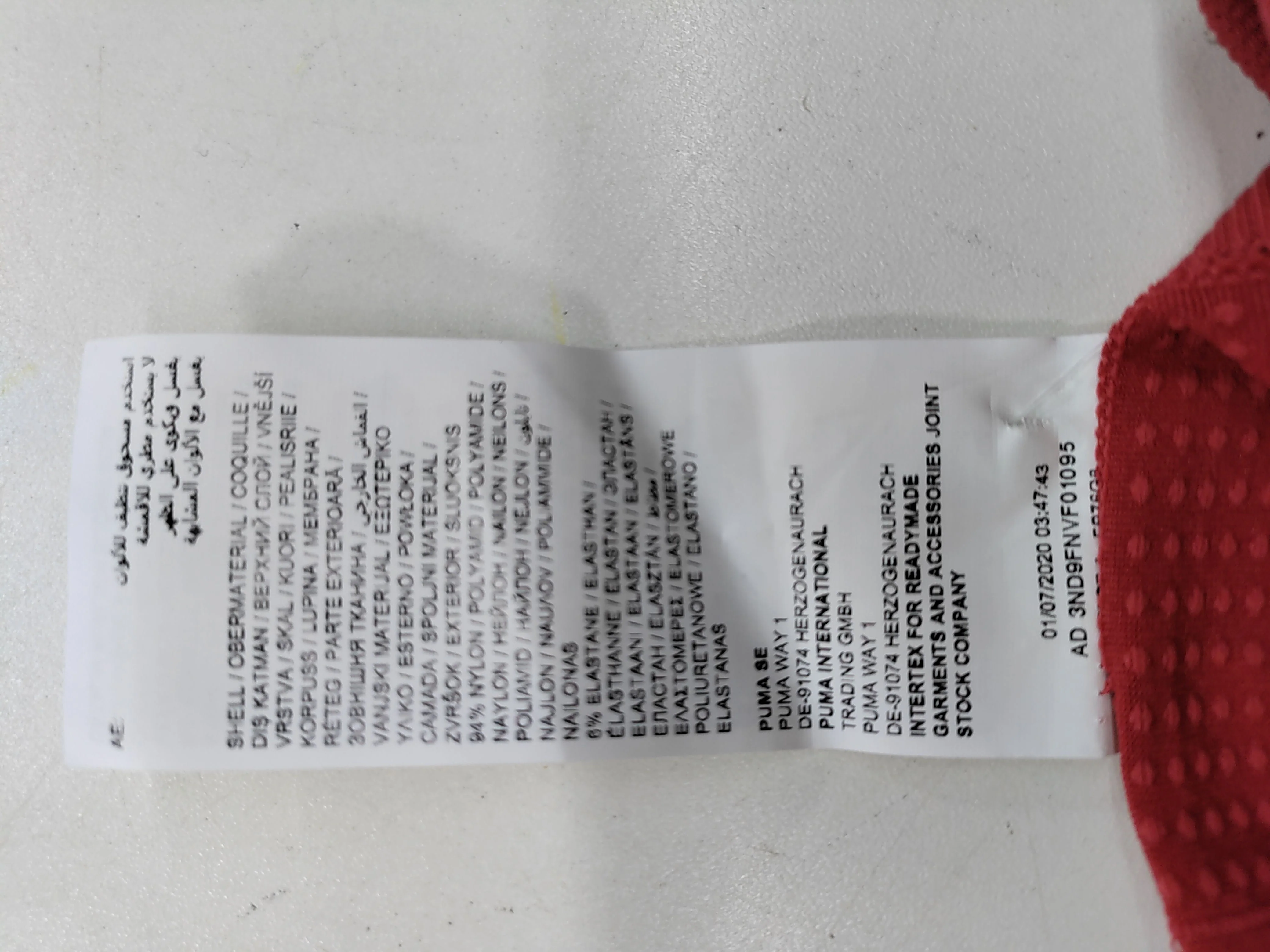 Puma Women's Leggings XL Red Polyamide with Elastane Capri New with tags - Image 6