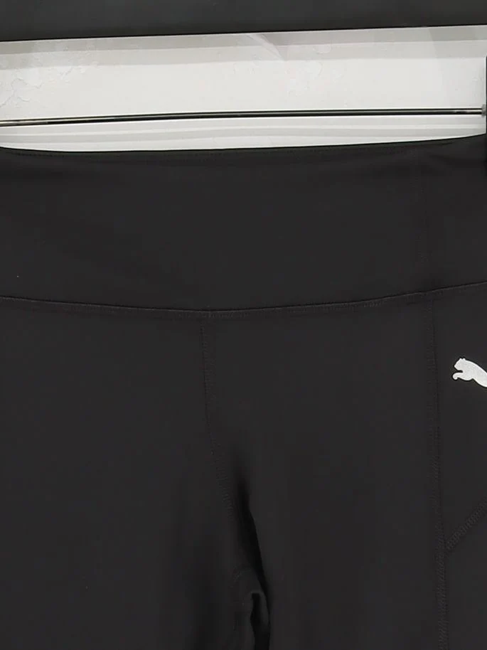 Puma Women's Leggings XS Black Polyester with Elastane Cropped New with tags - Image 3