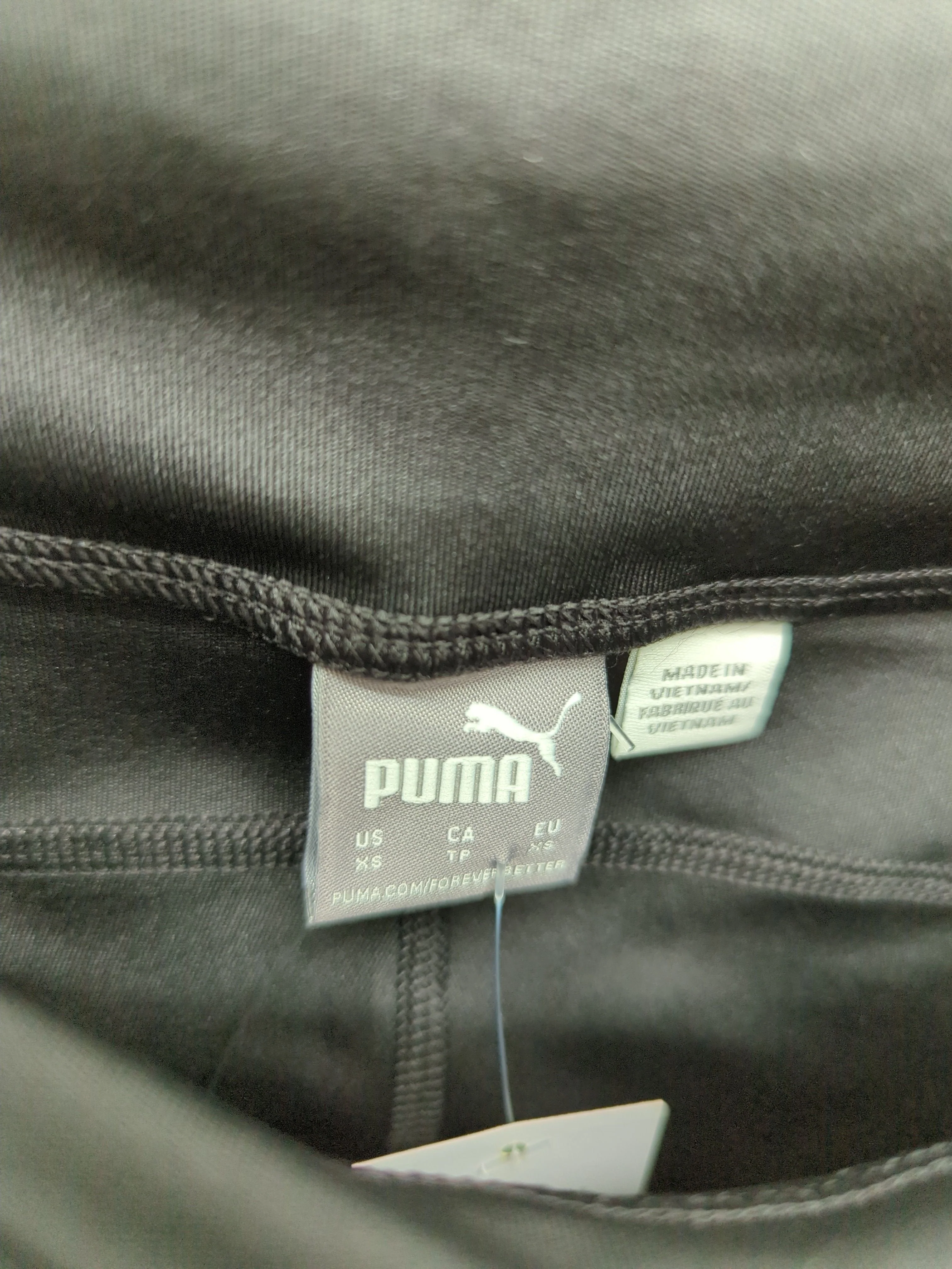 Puma Women's Leggings XS Black Polyester with Elastane Cropped New with tags - Image 5