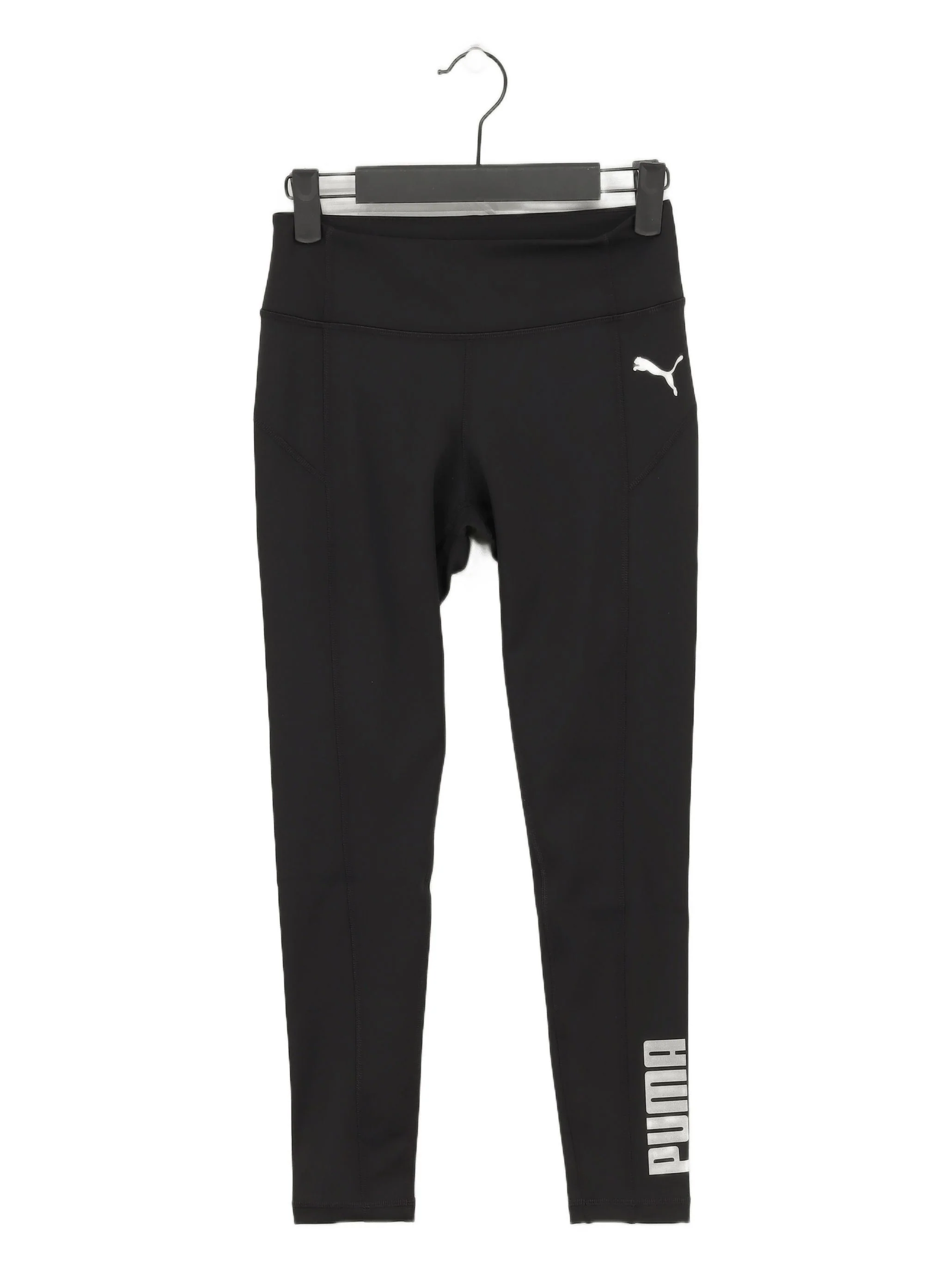 Puma Women's Leggings XS Black Polyester with Elastane Cropped New with tags