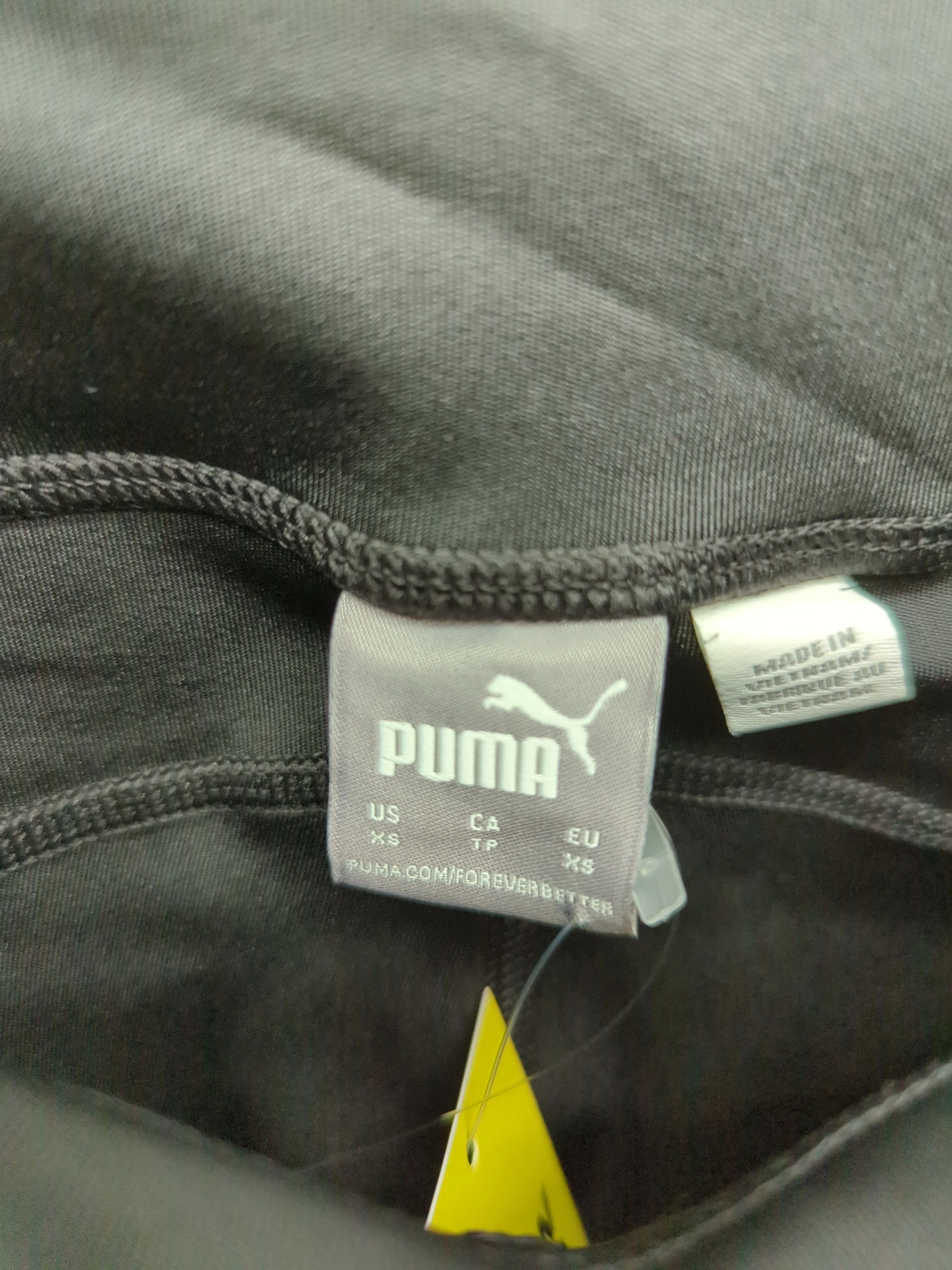 Puma Women's Leggings XS Black Polyester with Elastane Cropped New with tags - Image 5