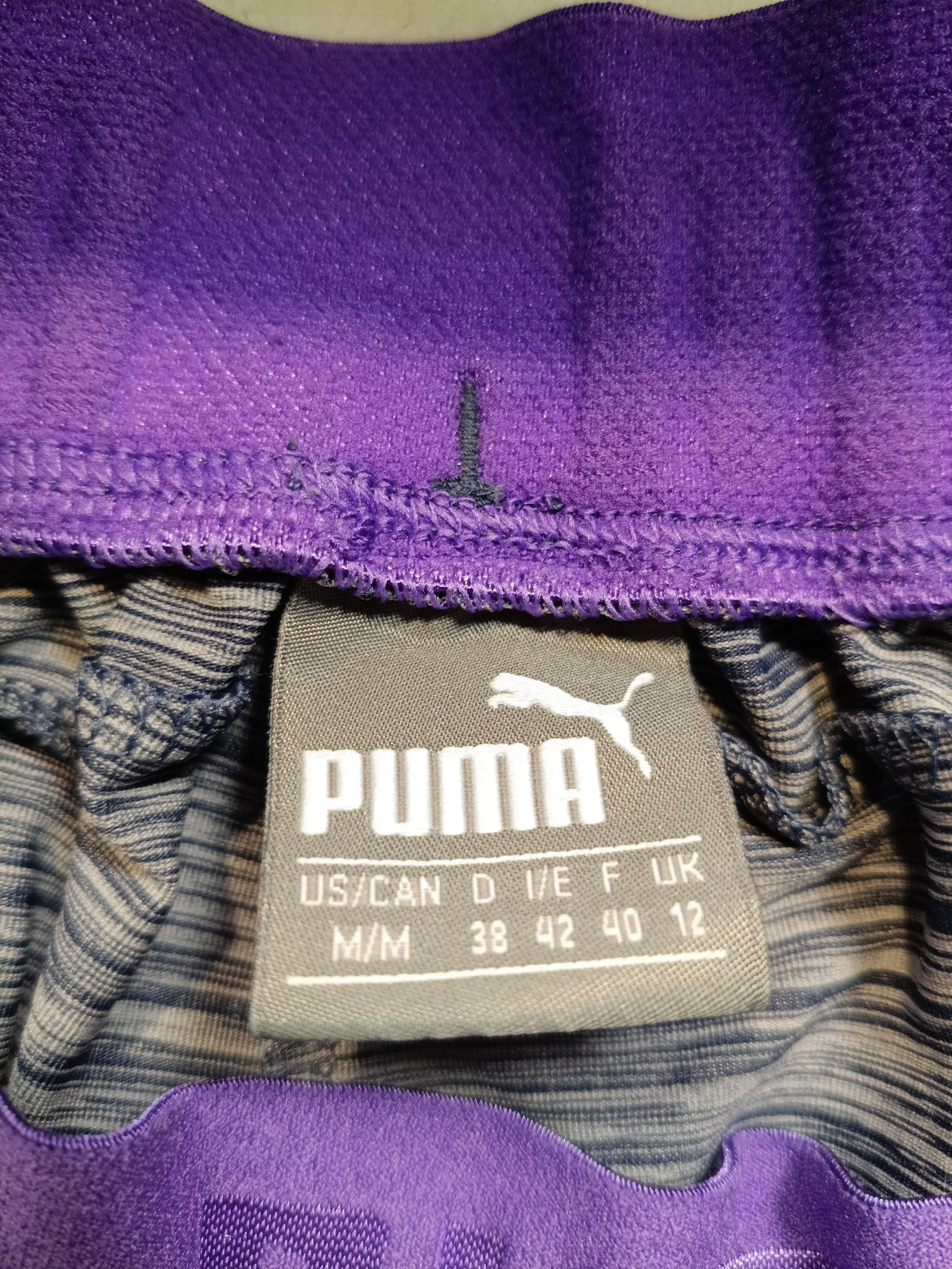Puma Women's Shorts M Grey Polyester with Elastane, Nylon Sweat - Image 5