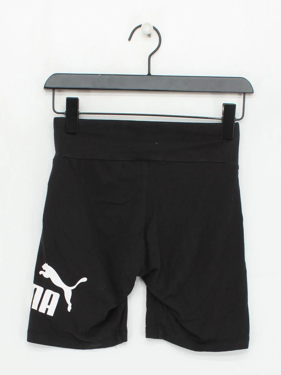 Puma Women's Shorts S Black Graphic 100% Cotton Sweat - Image 2