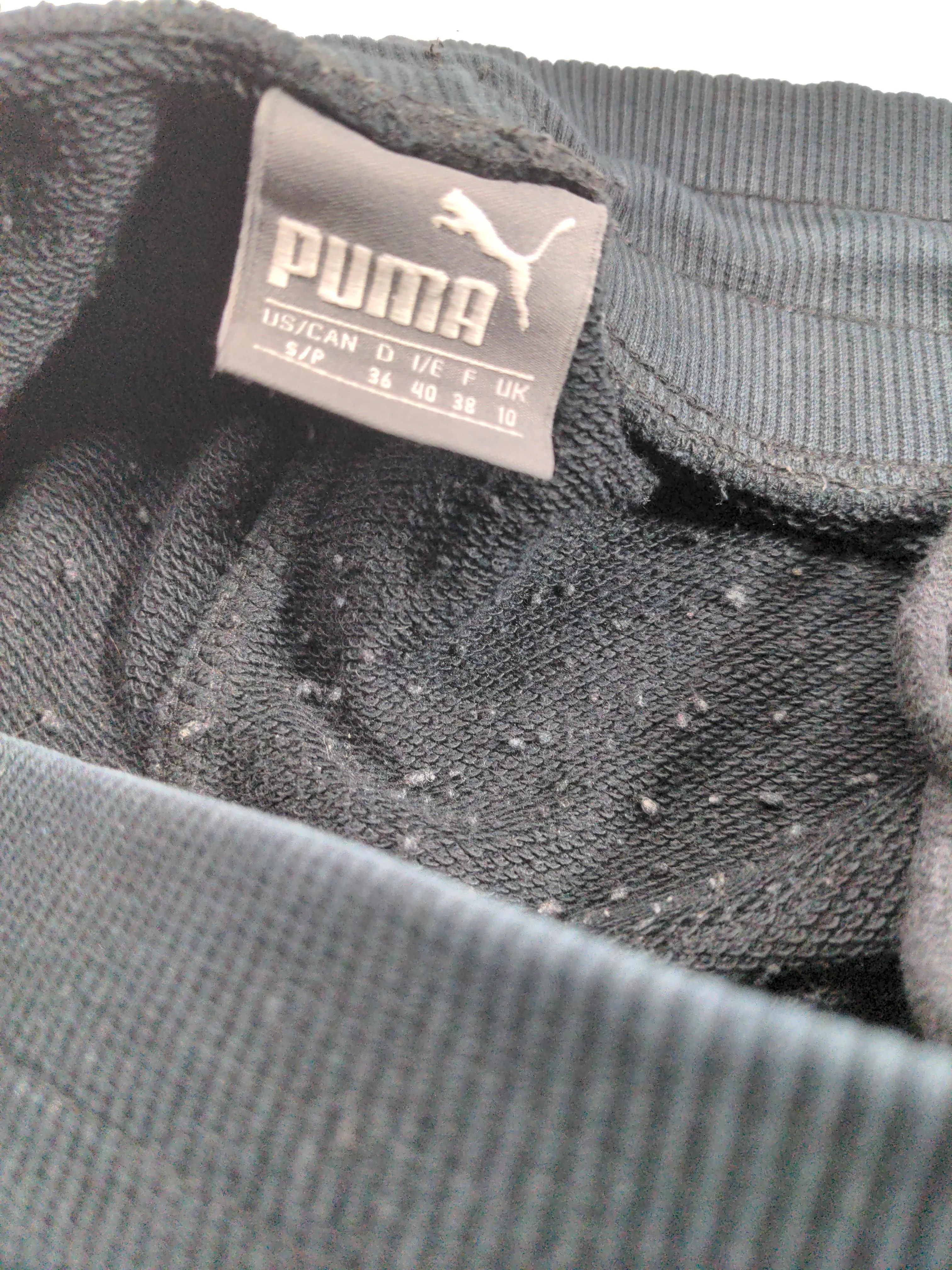Puma Women's Sports Bottoms S Black Cotton with Elastane Sweatpants - Image 5