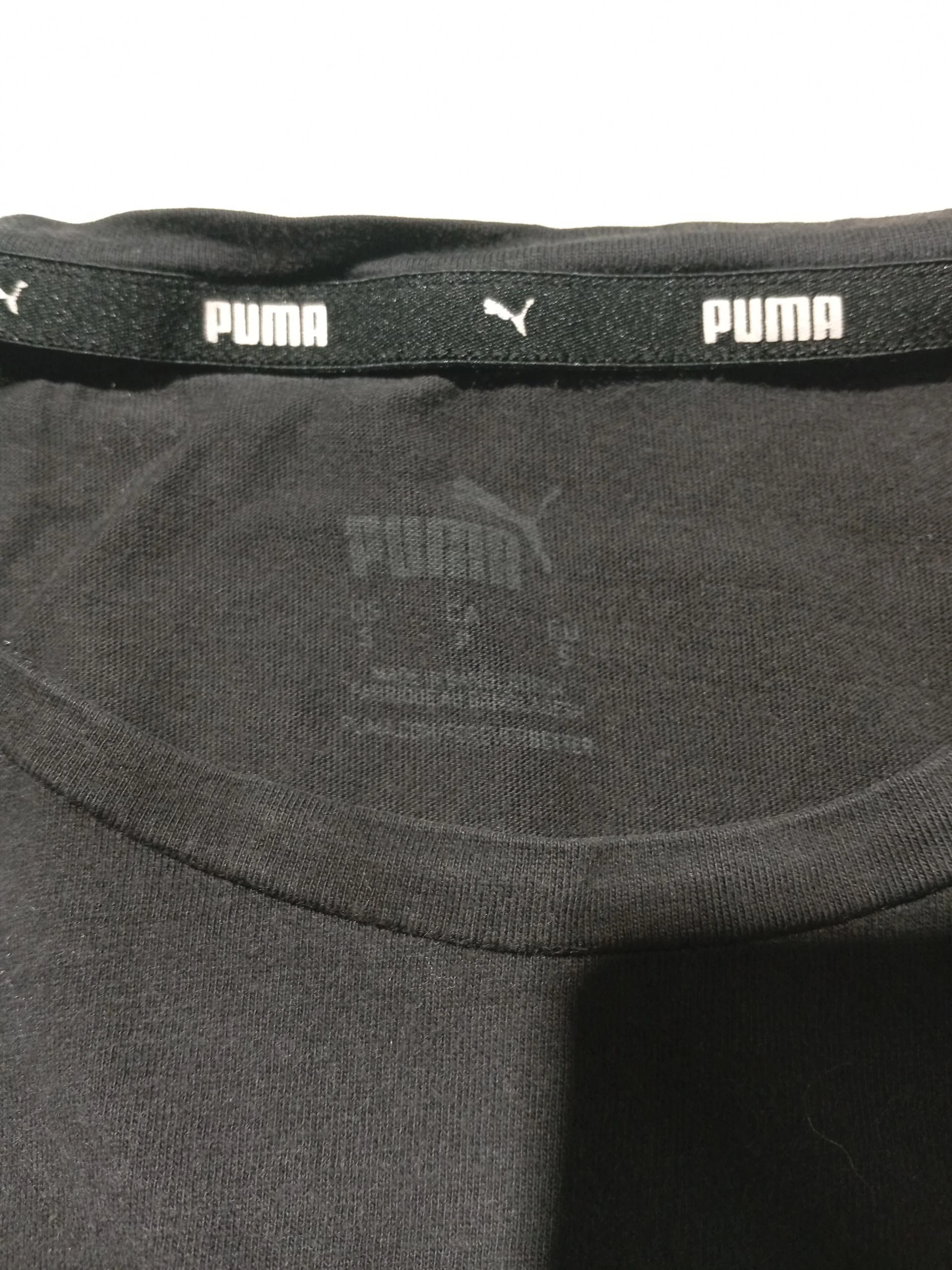 Puma Women's T-Shirt S Black 100% Cotton Short Sleeve Round Neck Basic - Image 6