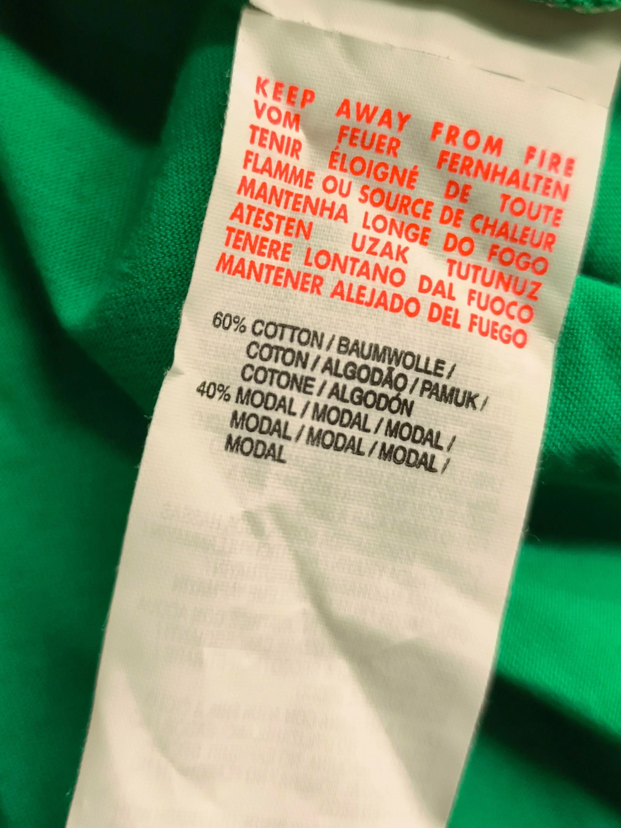 Puma Women's T-Shirt UK 12 Green Cotton with Lyocell Modal Basic - Image 6