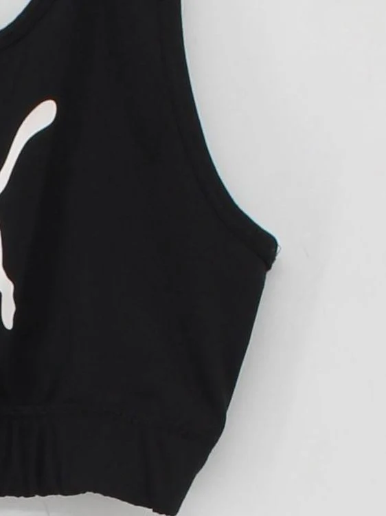 Puma Women's T-Shirt XL Black Nylon with Elastane Sleeveless Basic - Image 4