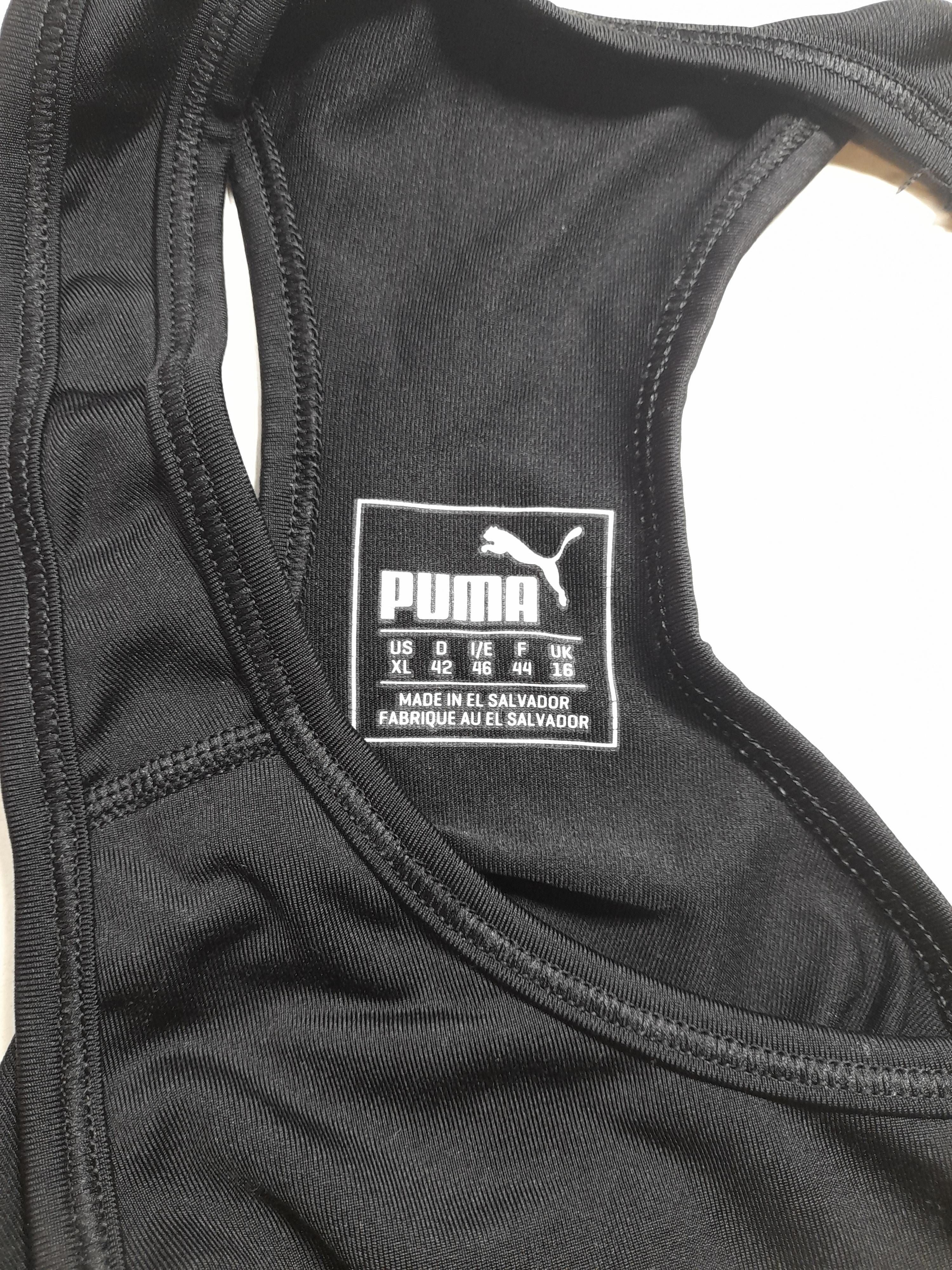 Puma Women's T-Shirt XL Black Nylon with Elastane Sleeveless Basic - Image 5