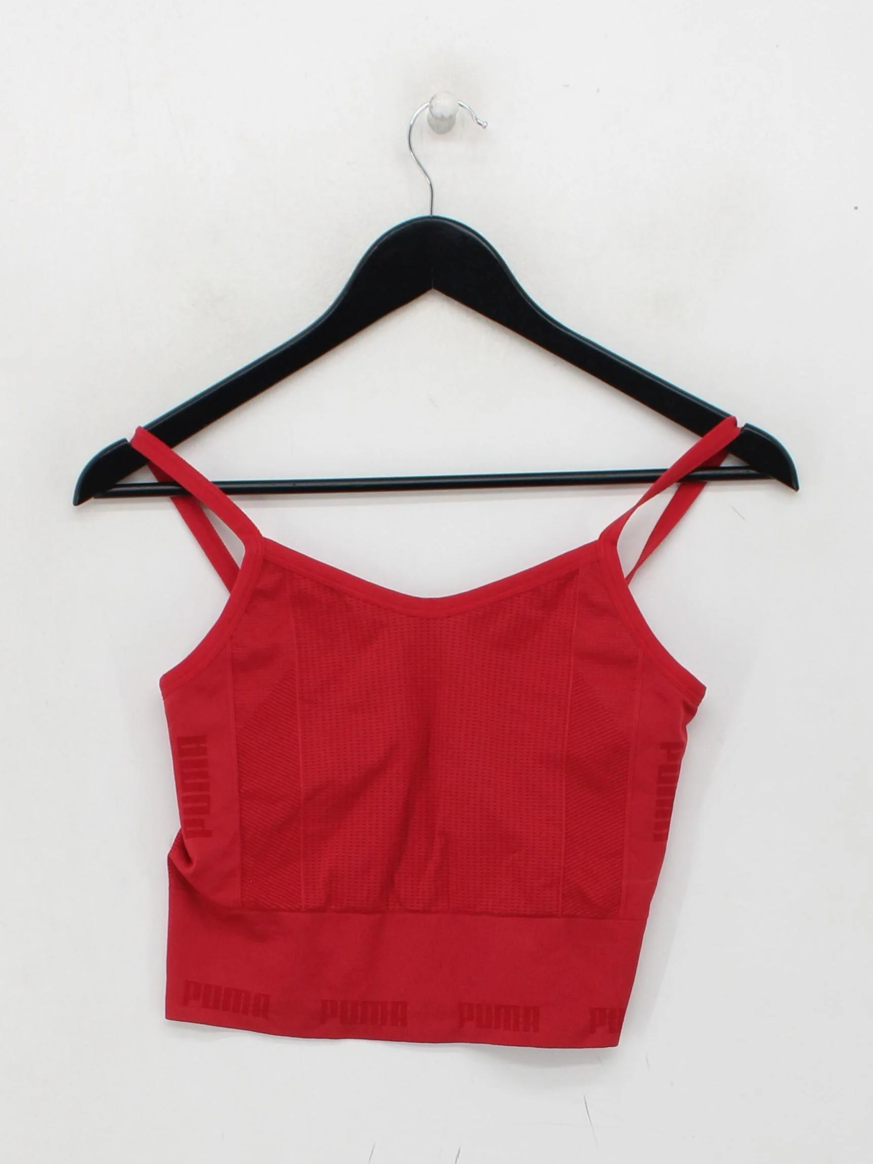 Puma Women's T-Shirt XL Red Polyamide with Elastane Basic New with tags - Image 2