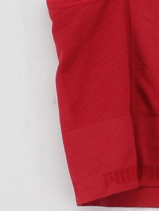 Puma Women's T-Shirt XL Red Polyamide with Elastane Basic New with tags - Image 4