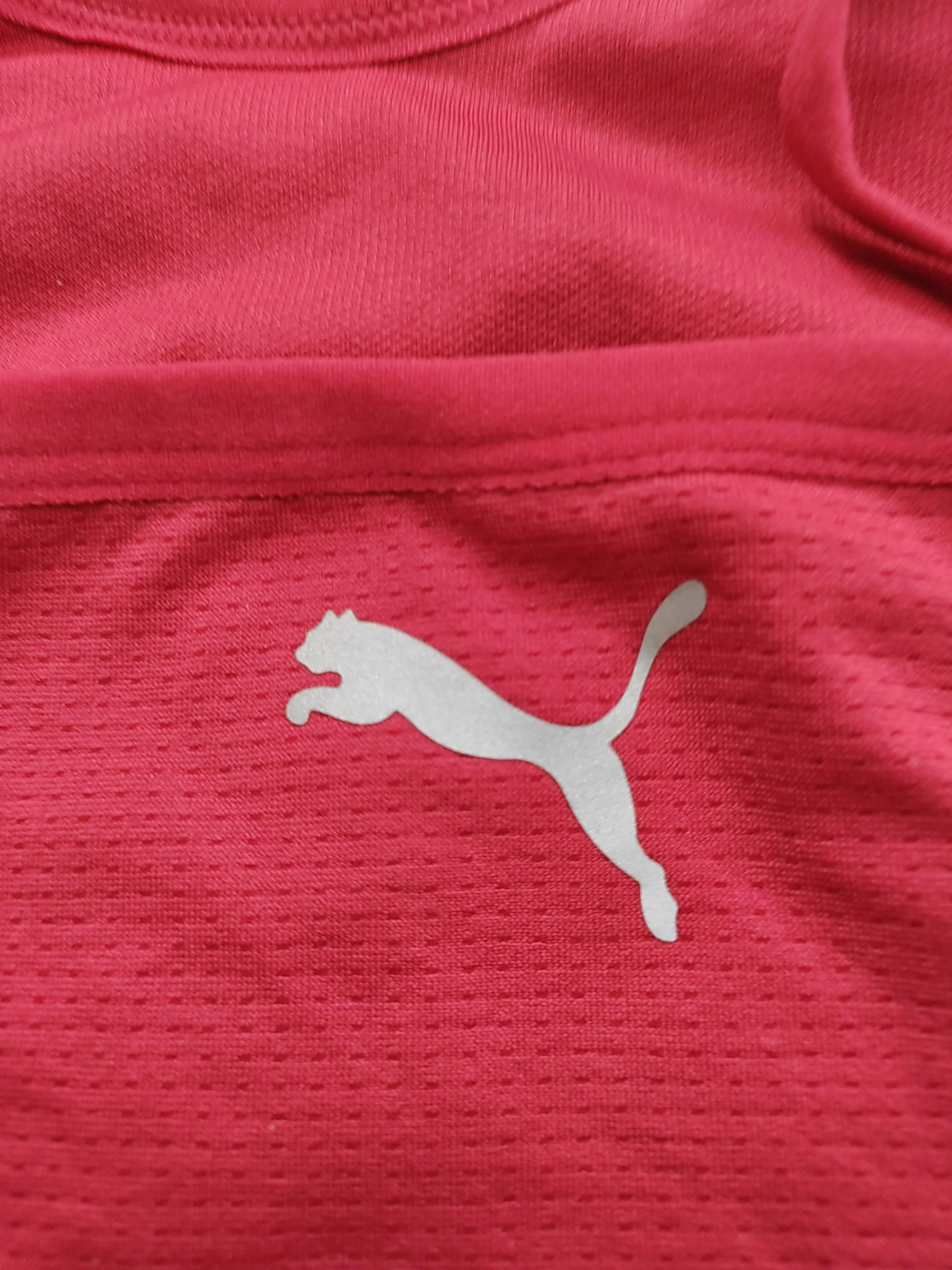 Puma Women's T-Shirt XL Red Polyamide with Elastane Basic New with tags - Image 5