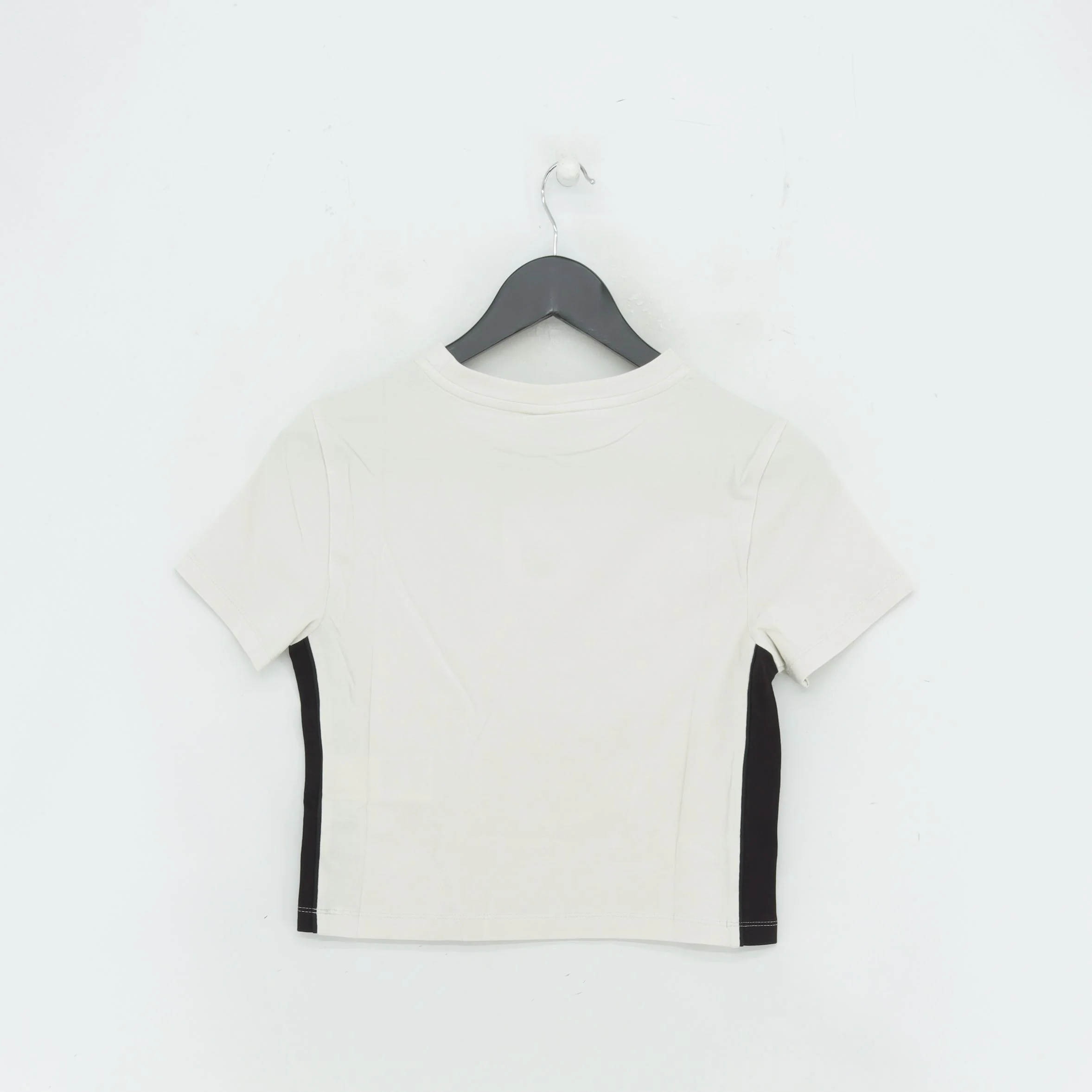 Puma Women's Top S White Cotton with Elastane Cropped New with tags - Image 2