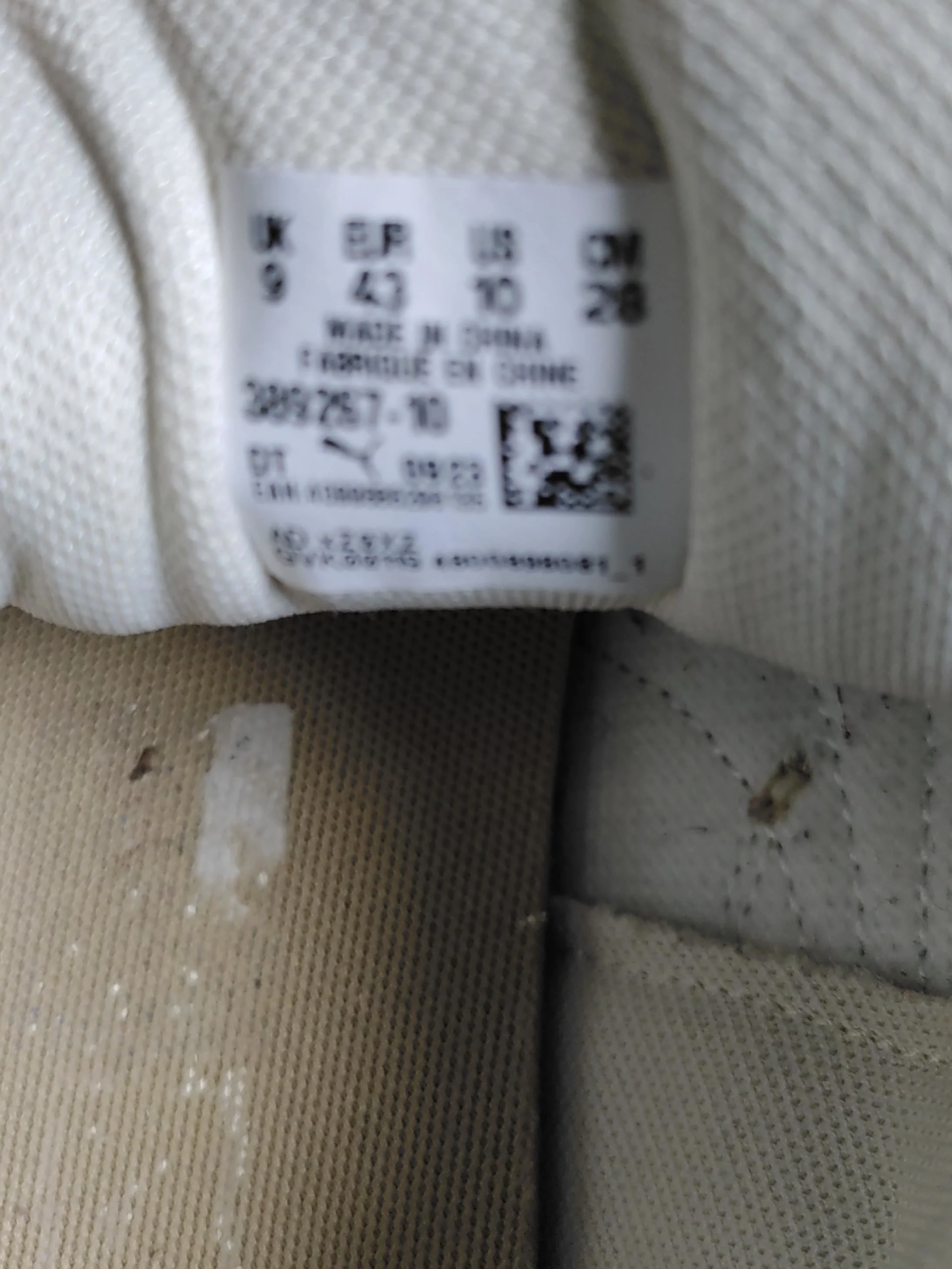 Puma Women's Trainers UK9 EU43 US10 in Cream - Image 10