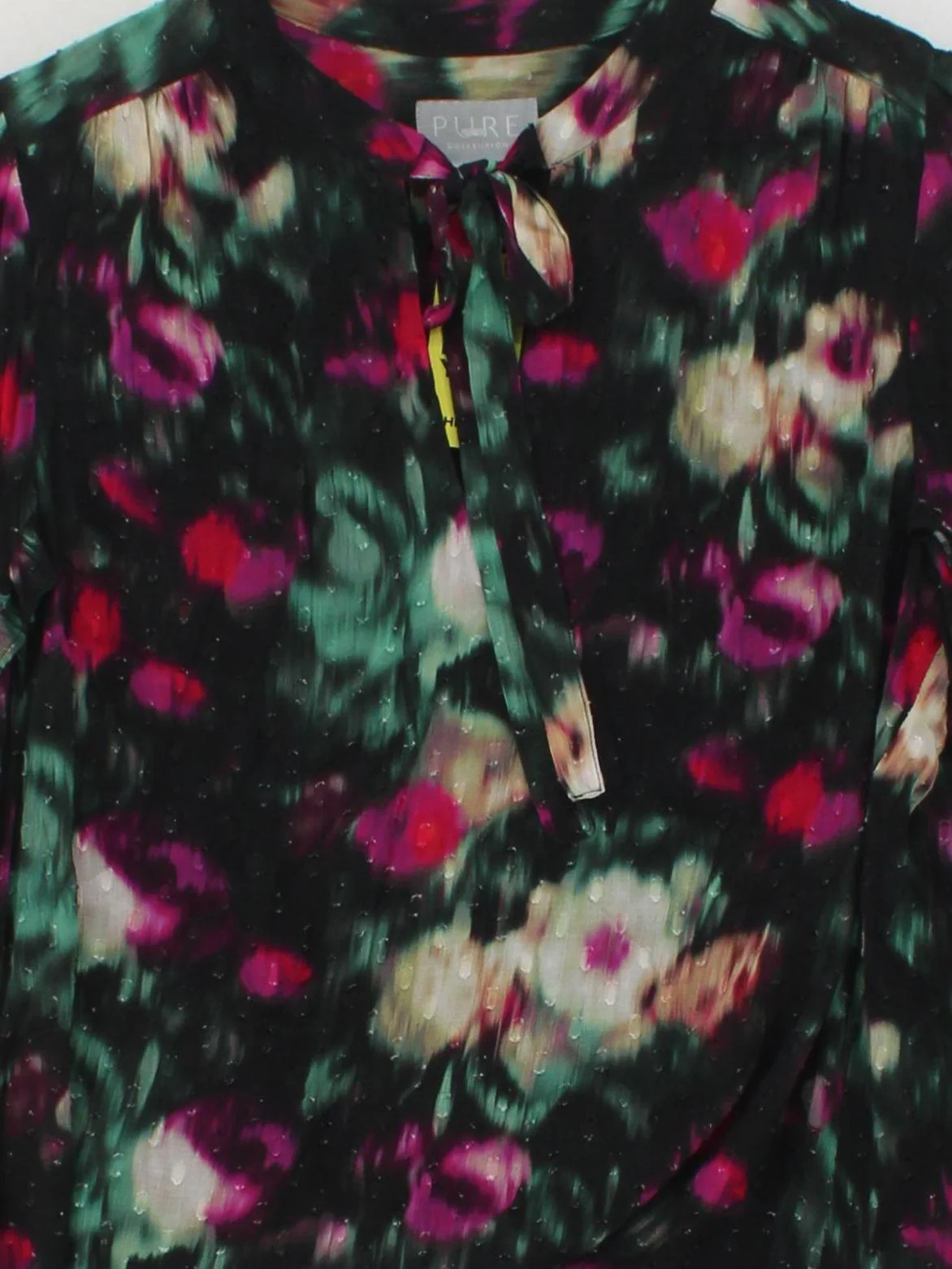 Pure Collection Women's Blouse UK 8 Multi 100% Viscose Basic - Image 3