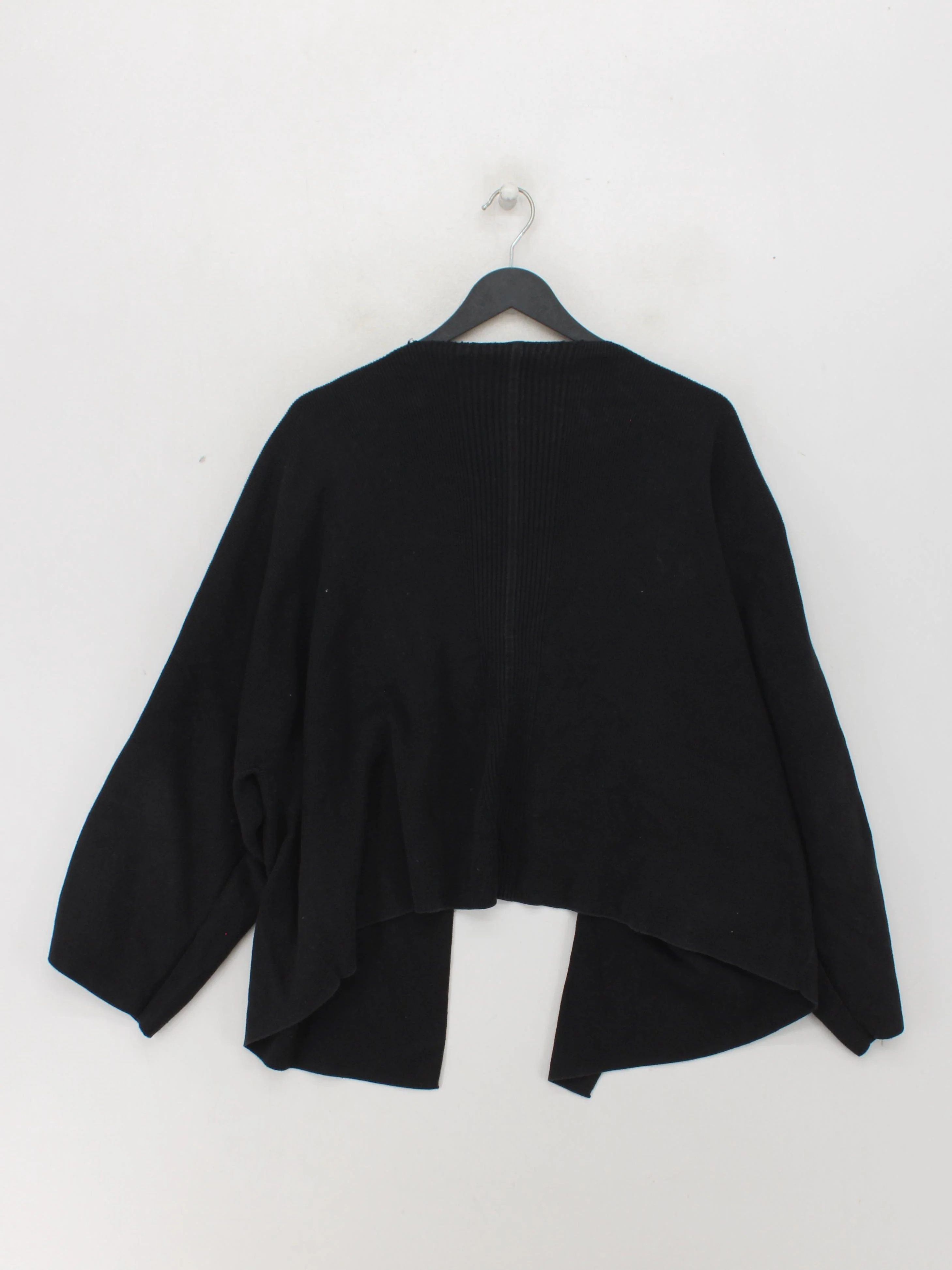Pure Collection Women's Cardigan L Black 100% Cotton V-Neck Cardigan - Image 2