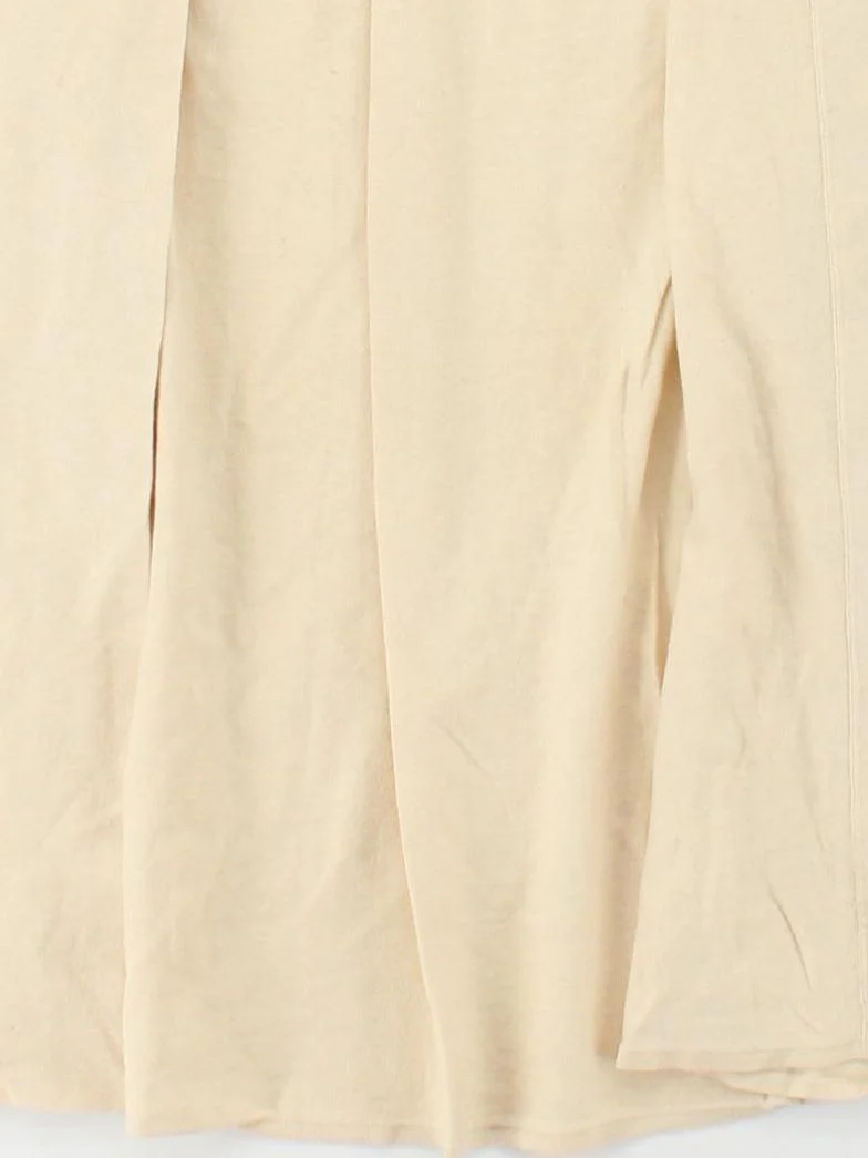 Pure Collection Women's Cardigan M Cream 100% Wool Collared Cardigan - Image 4