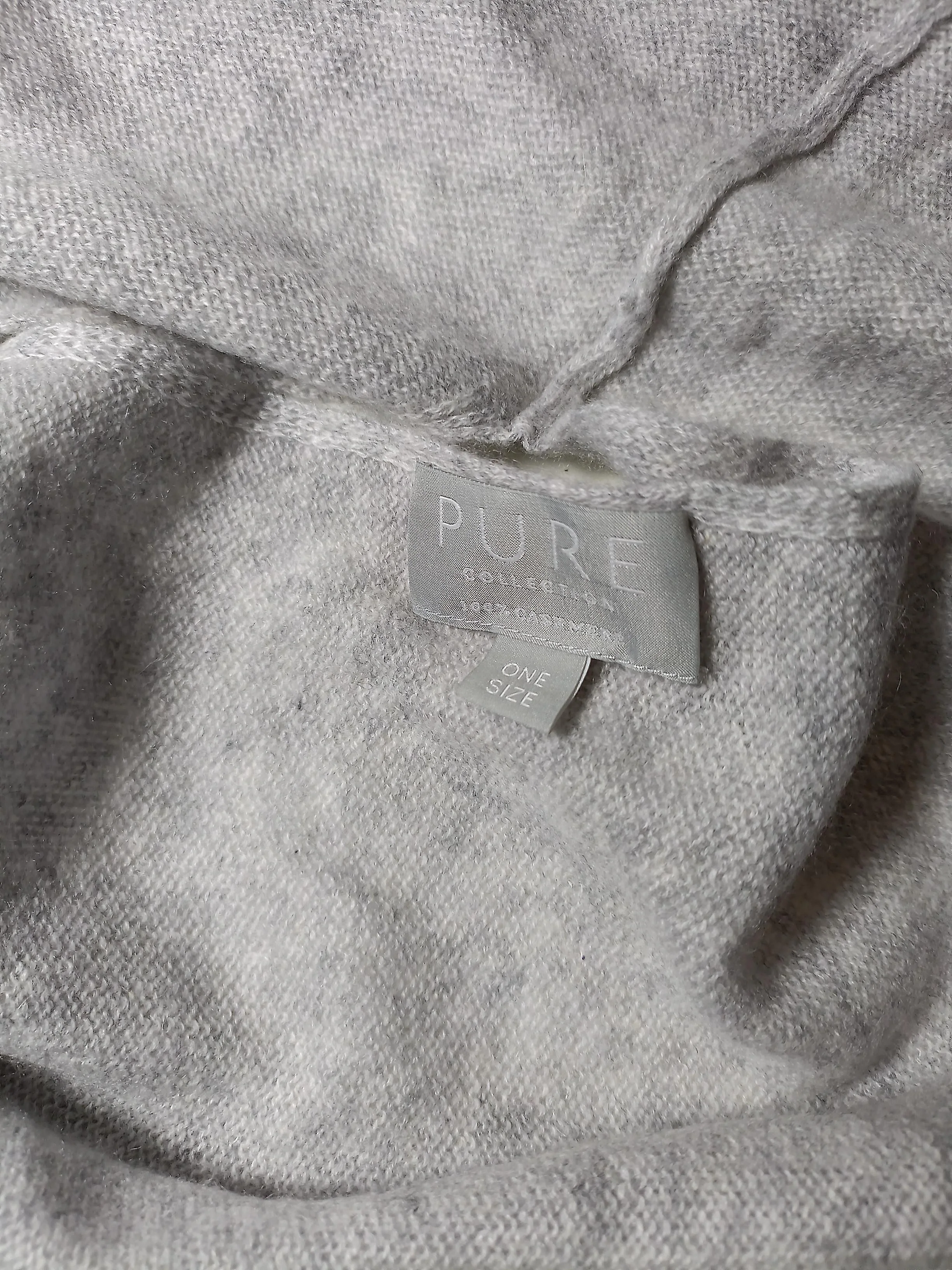 Pure Collection Women's Coat Grey 100% Cashmere Overcoat - Image 5