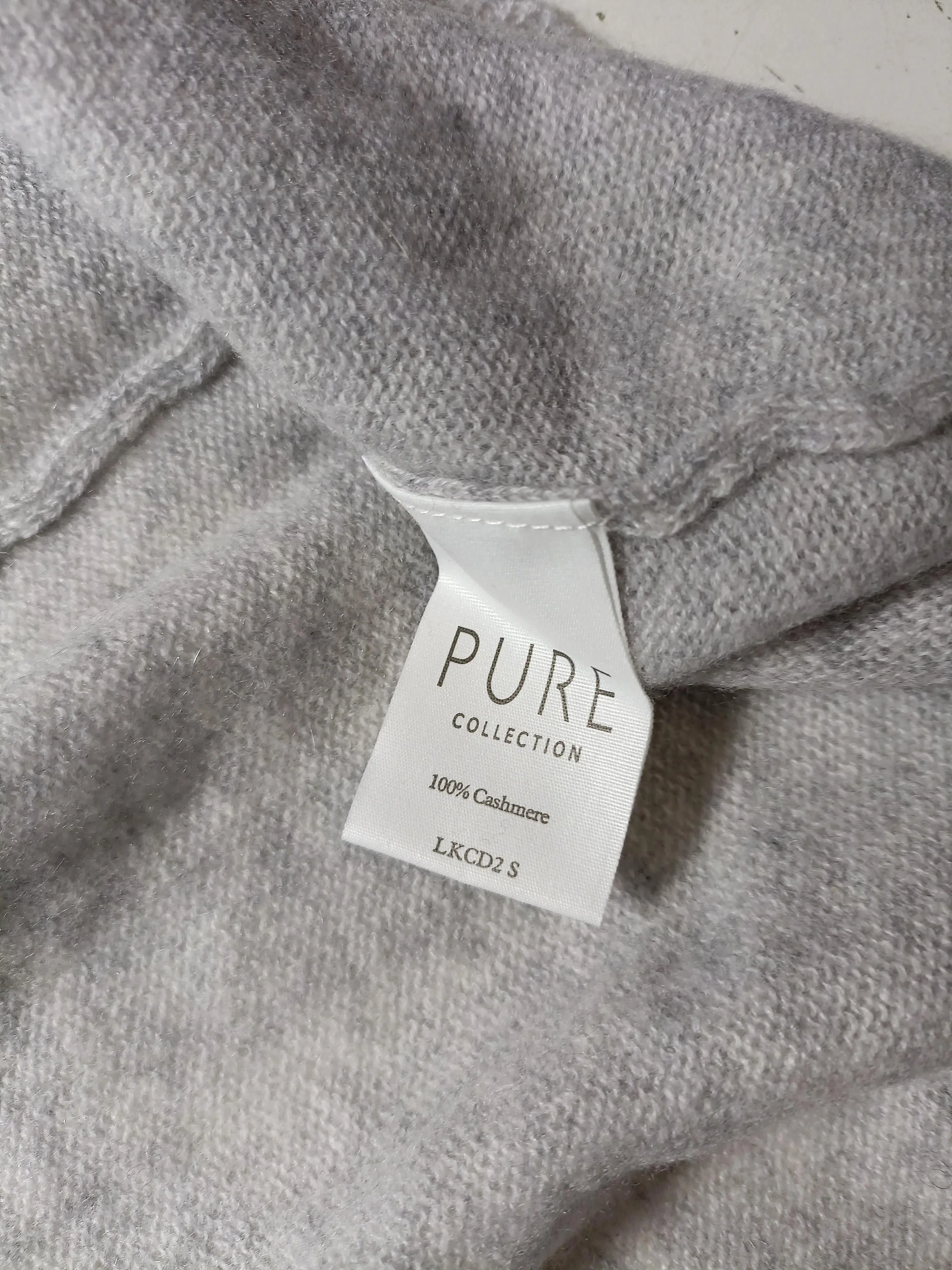 Pure Collection Women's Coat Grey 100% Cashmere Overcoat - Image 6