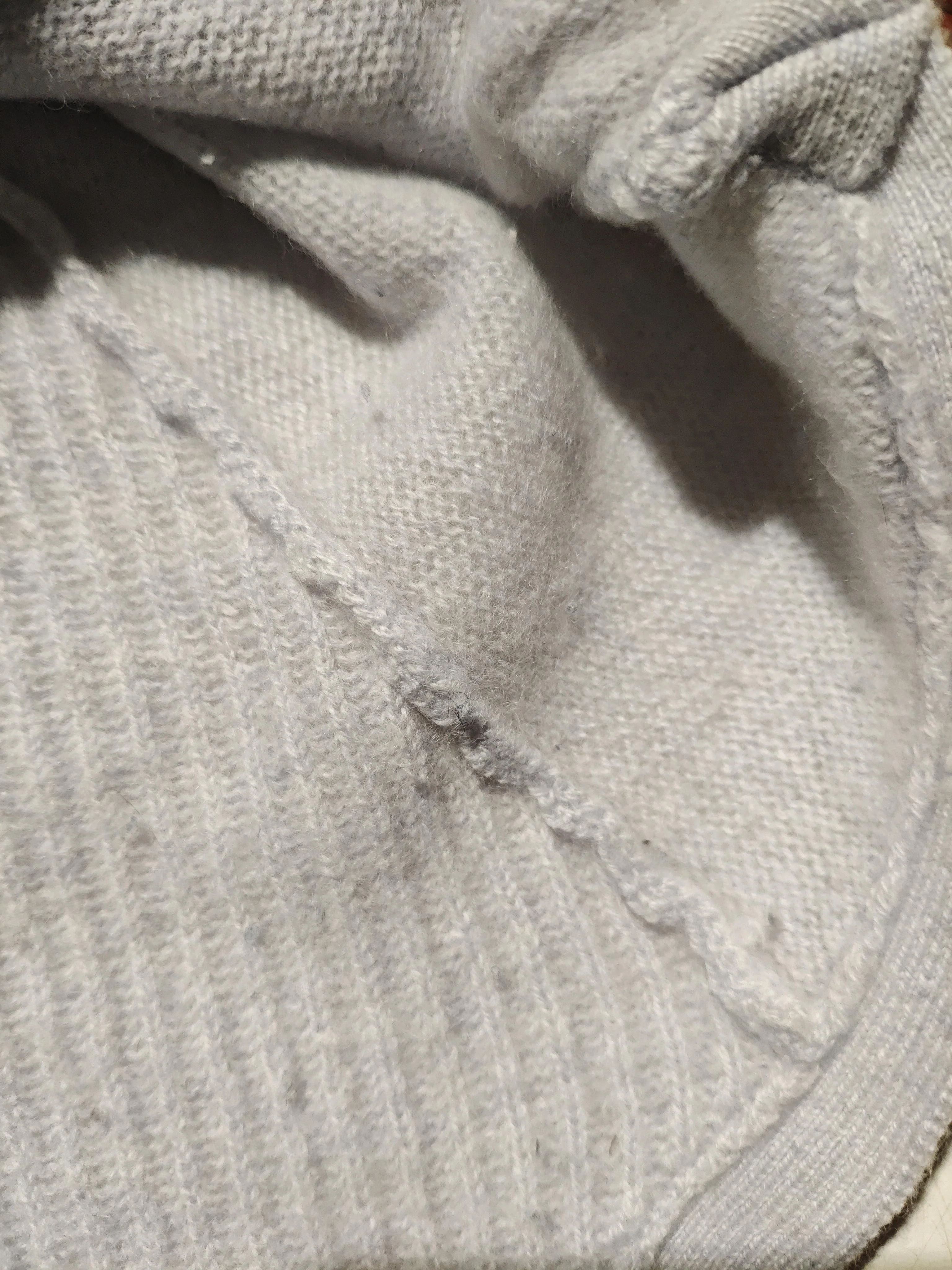 Pure Collection Women's Jumper M Grey 100% Cashmere V-Neck Pullover - Image 7