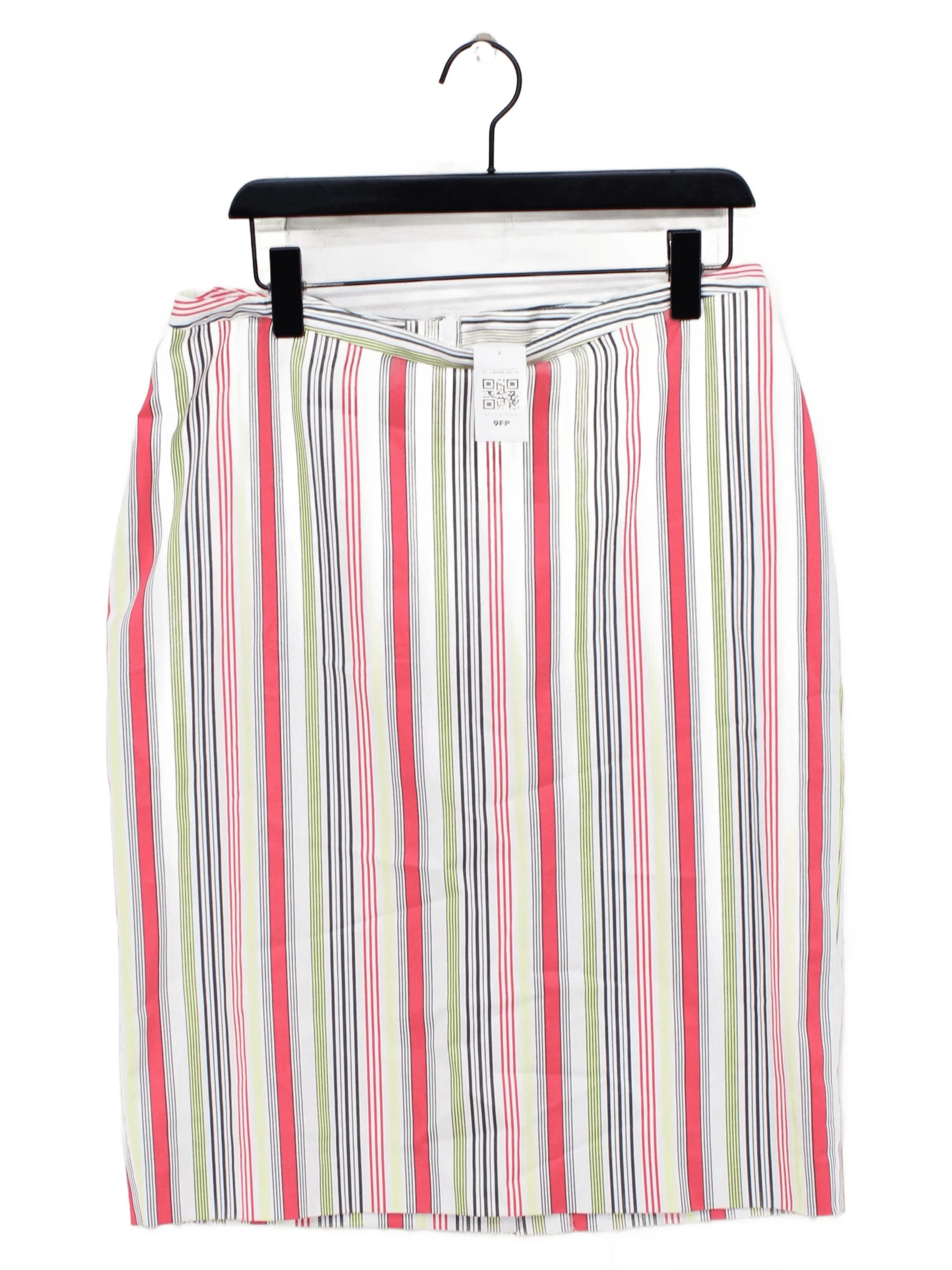 Pure Collection Women's Midi Skirt L White 100% Other Straight & Pencil