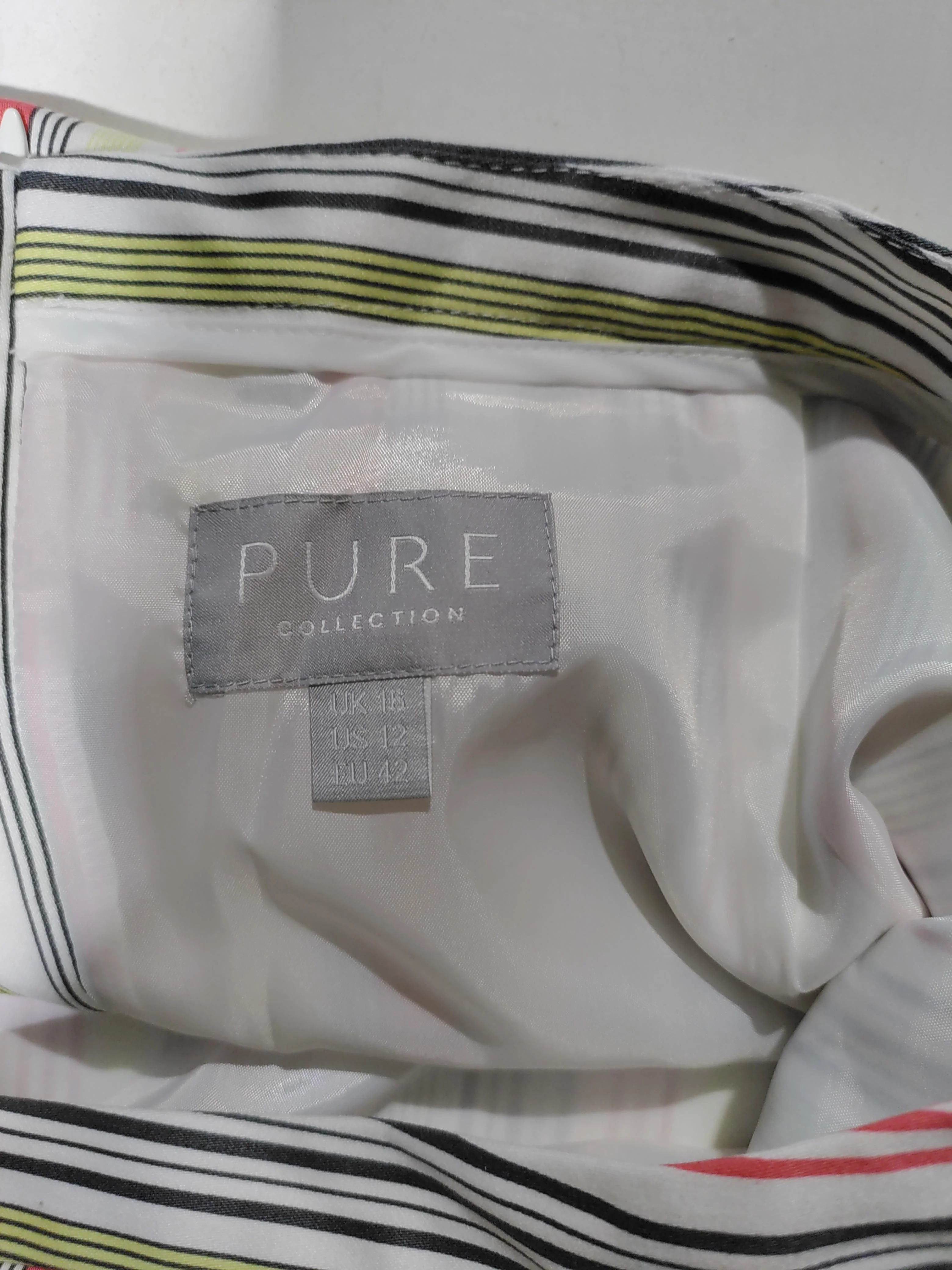 Pure Collection Women's Midi Skirt L White 100% Other Straight & Pencil - Image 6