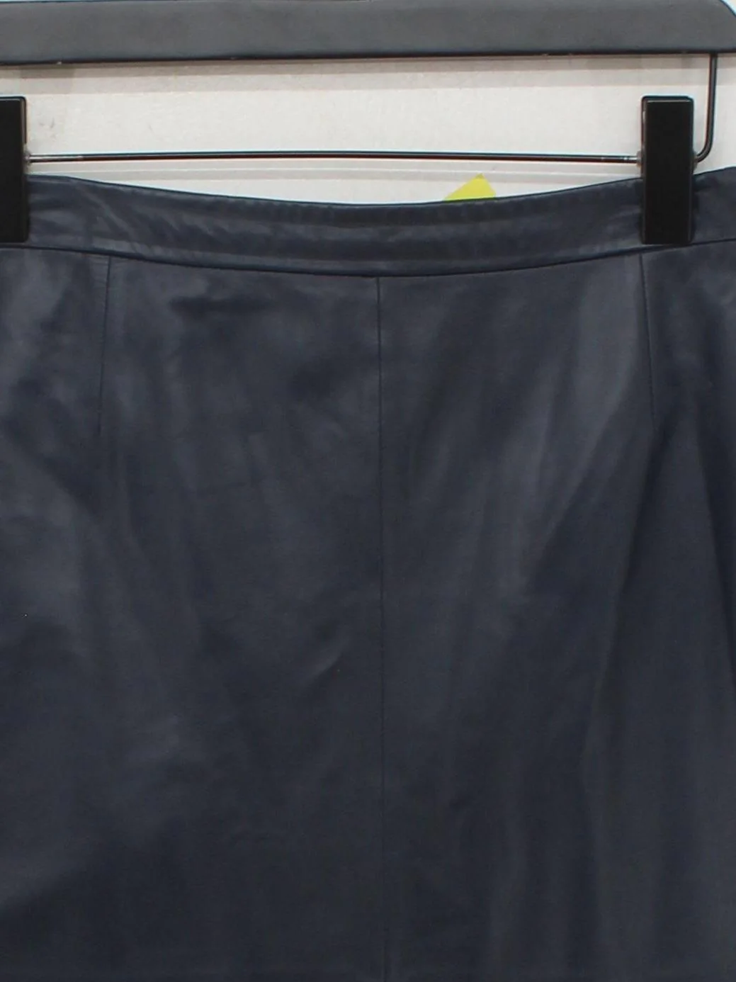 Pure Collection Women's Midi Skirt UK 10 Blue Leather - Image 3