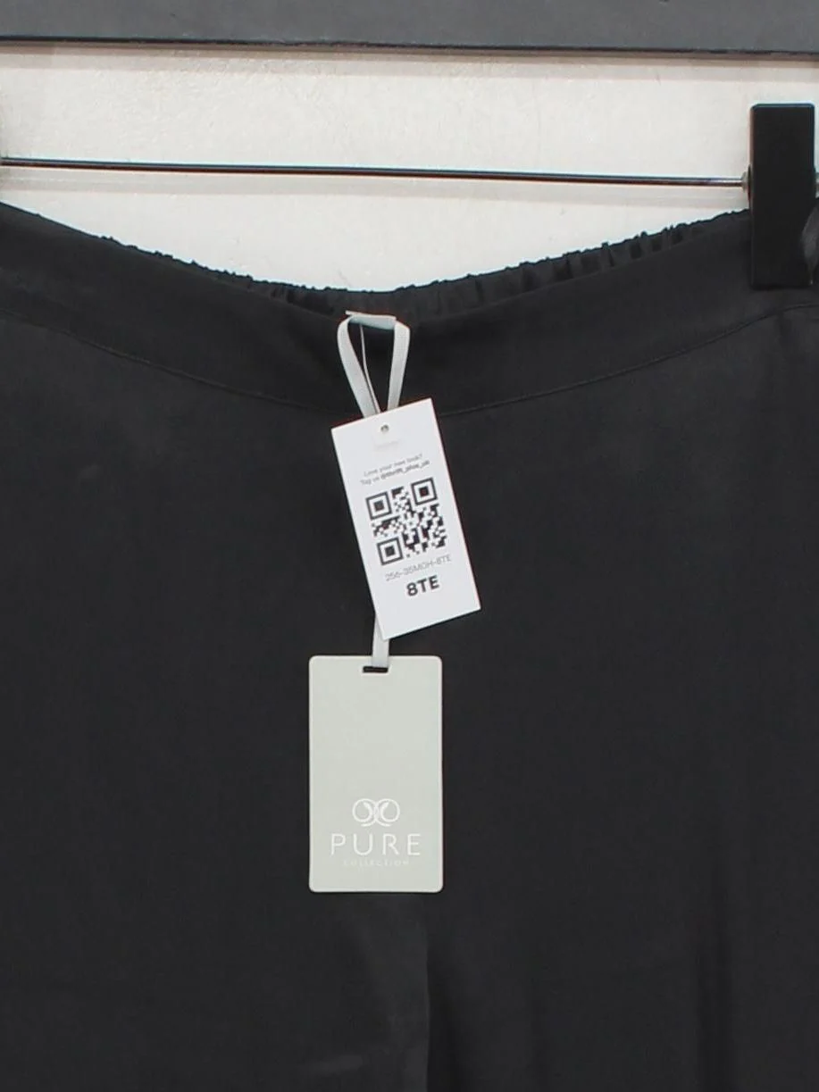 Pure Collection Women's Sports Bottoms UK 10 Black Viscose - Image 3