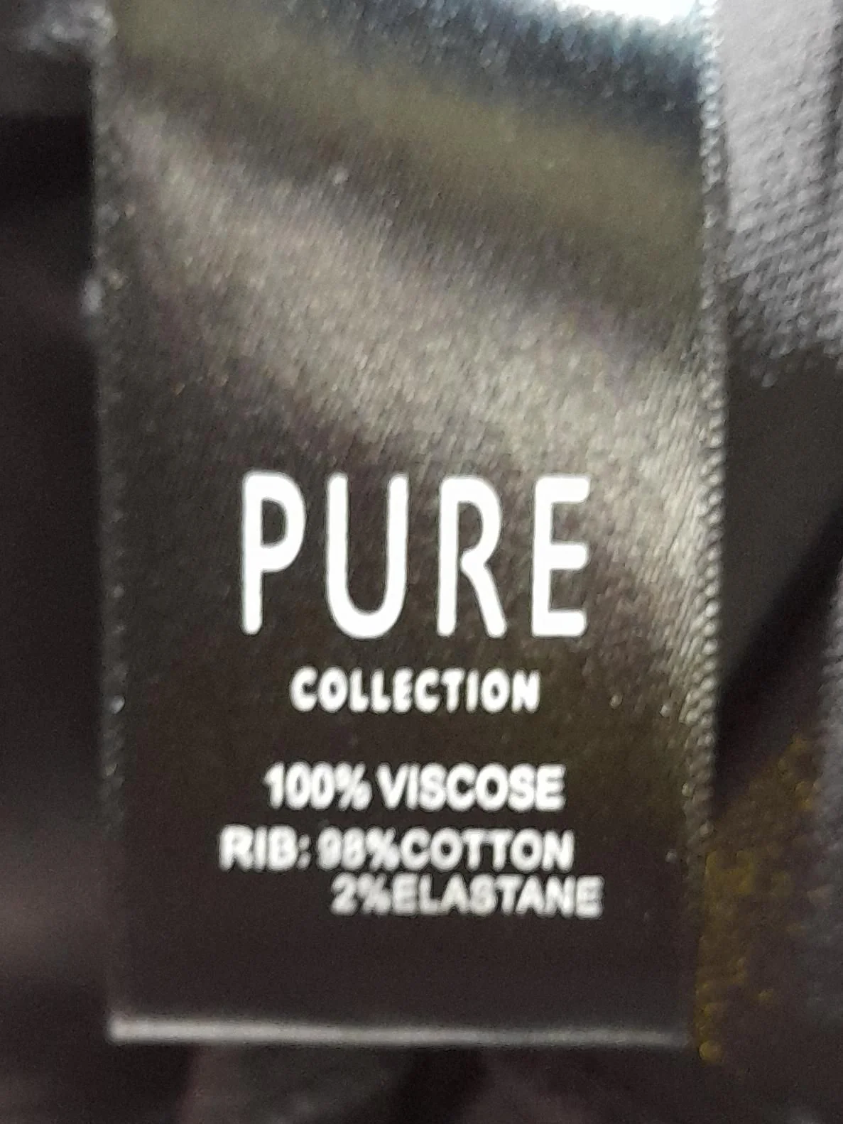 Pure Collection Women's Sports Bottoms UK 10 Black Viscose - Image 6