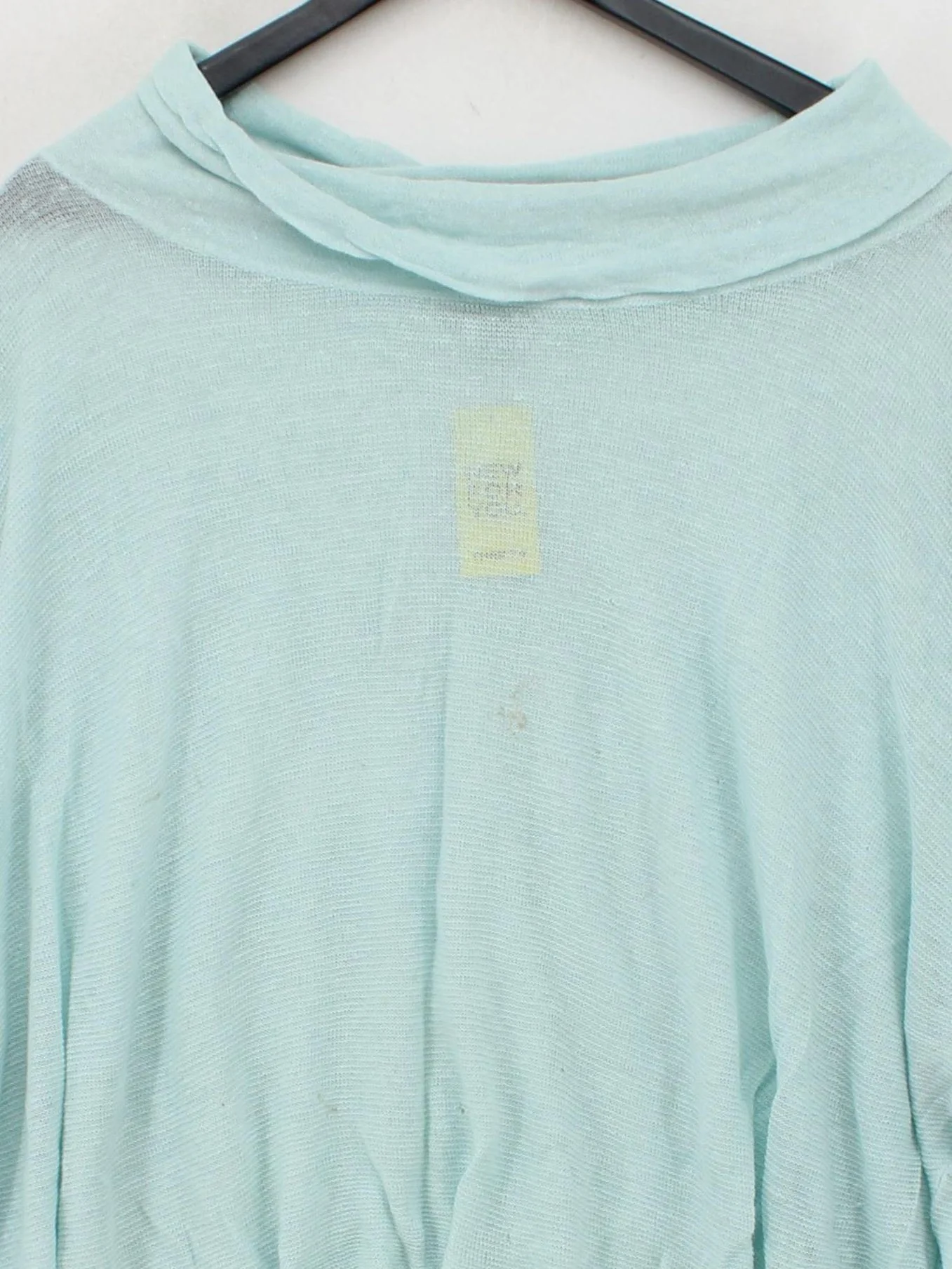 Pure Collection Women's Top L Green 100% Linen 3/4 Sleeve Collared Basic - Image 3