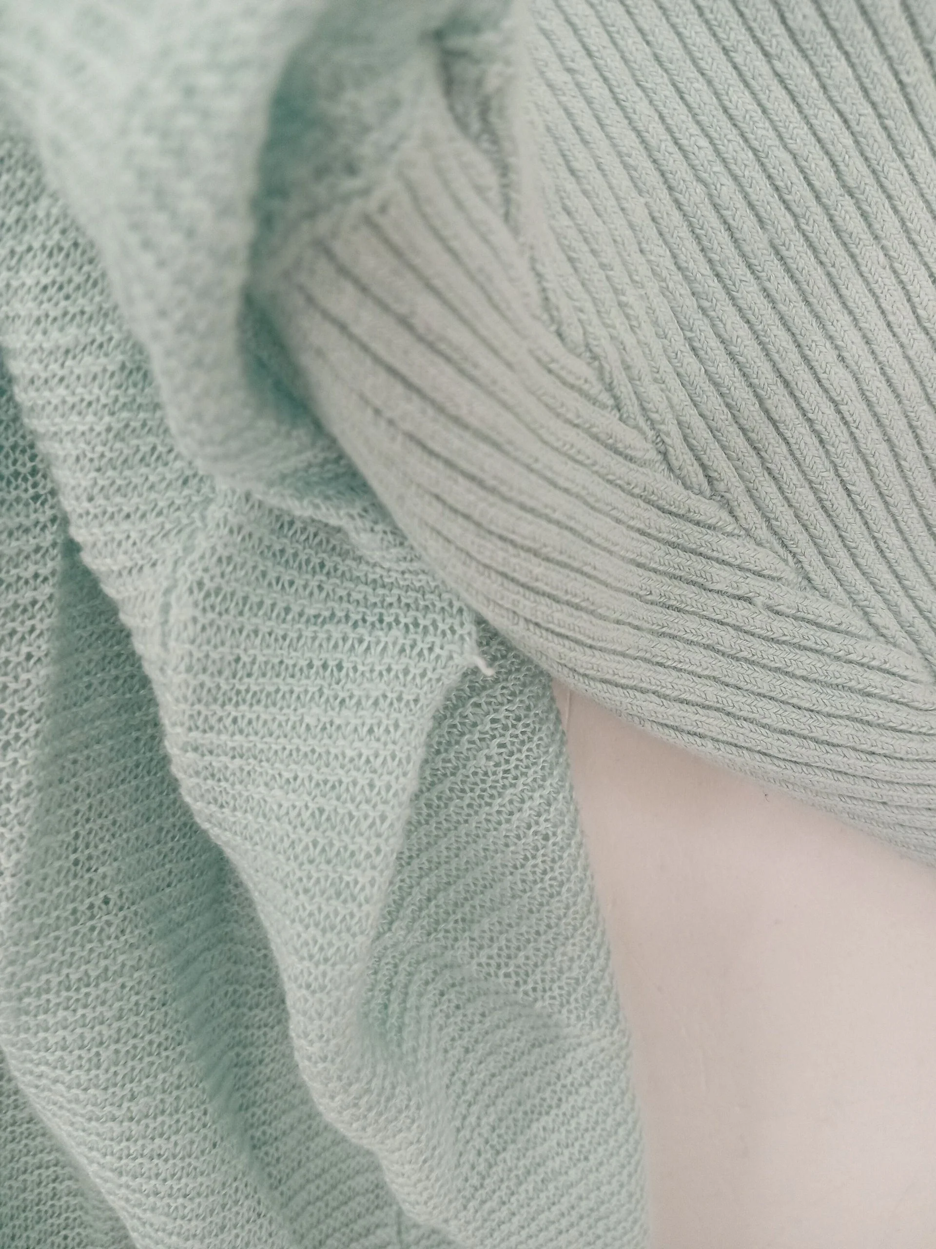 Pure Collection Women's Top L Green 100% Linen 3/4 Sleeve Collared Basic - Image 7