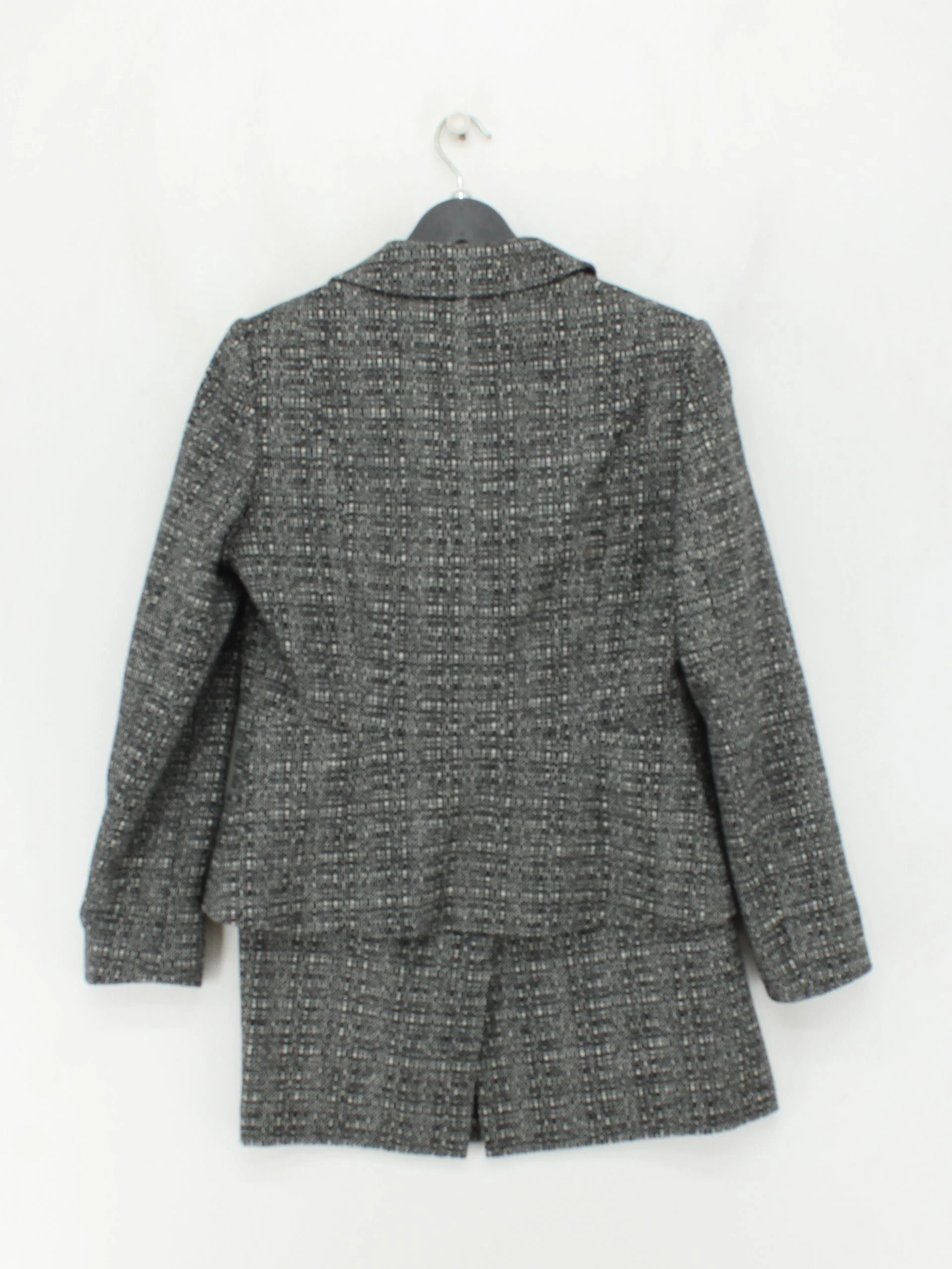 Pure Collection Women's Two Piece Suit UK 12 Grey Wool with Viscose Skirt Suit - Image 2