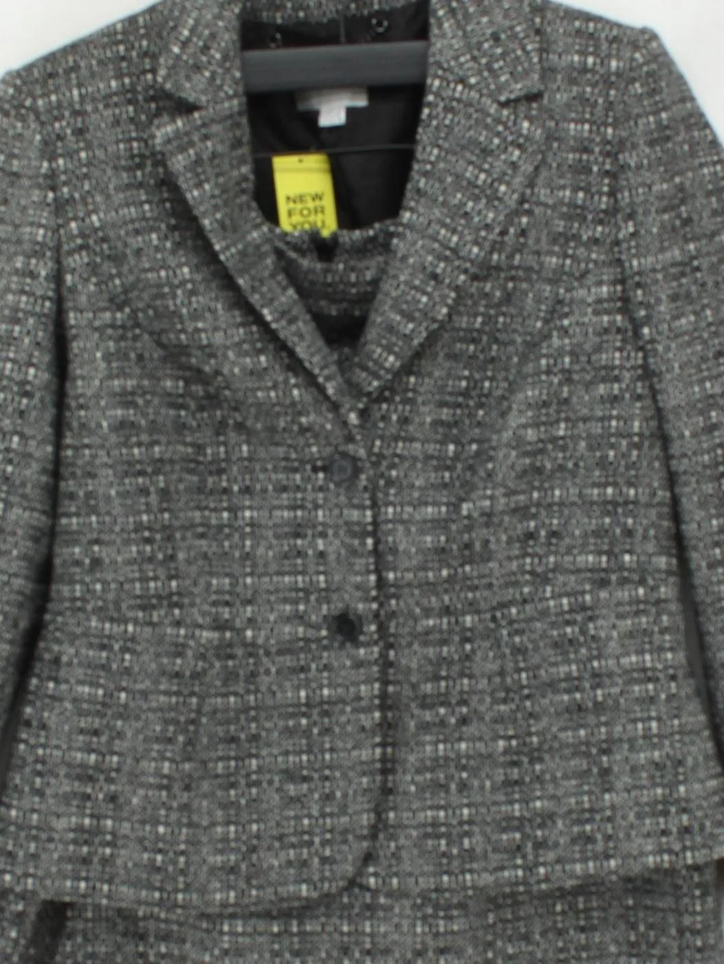 Pure Collection Women's Two Piece Suit UK 12 Grey Wool with Viscose Skirt Suit - Image 3