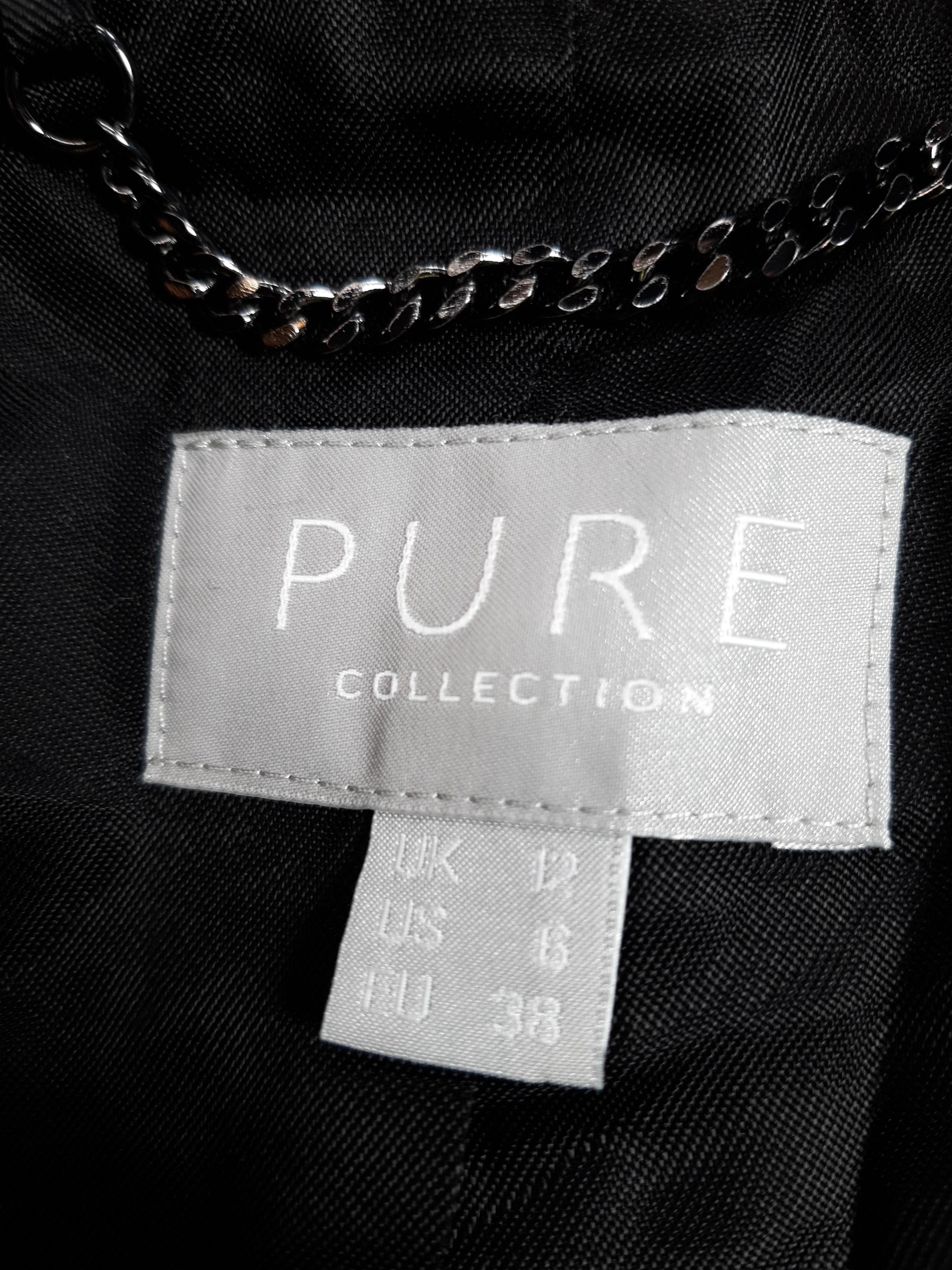 Pure Collection Women's Two Piece Suit UK 12 Grey Wool with Viscose Skirt Suit - Image 6