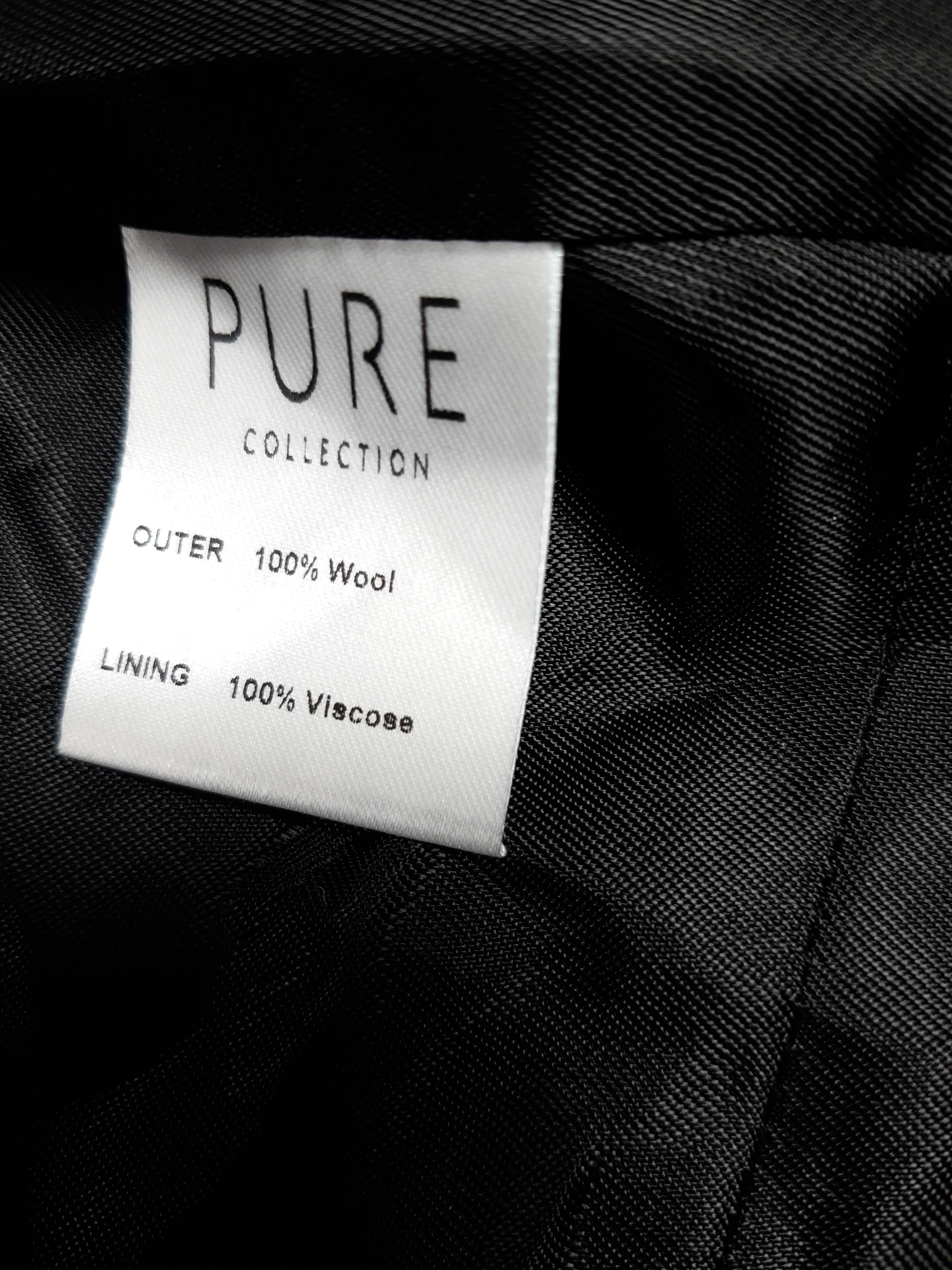Pure Collection Women's Two Piece Suit UK 12 Grey Wool with Viscose Skirt Suit - Image 7