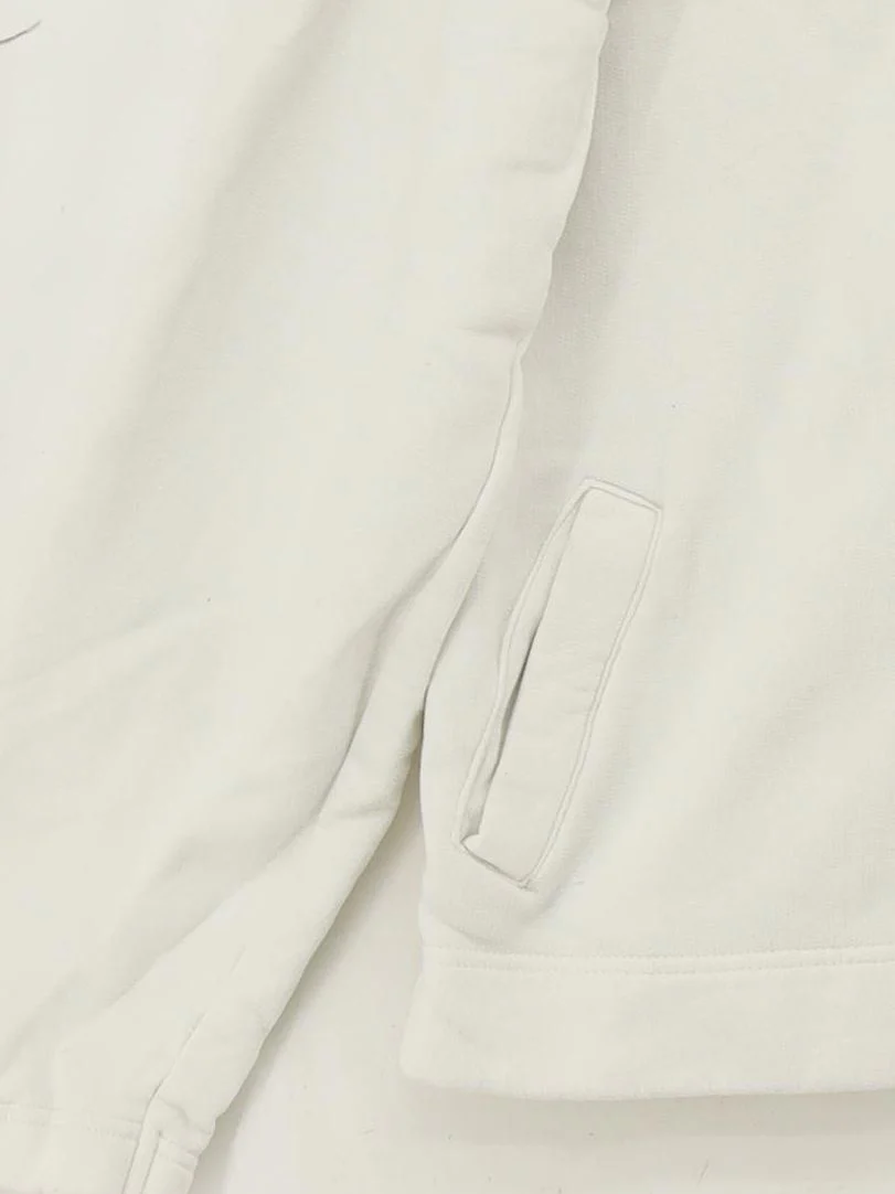 Quba & Co. Men's Jumper M White Cotton with Polyester Collared Pullover - Image 4