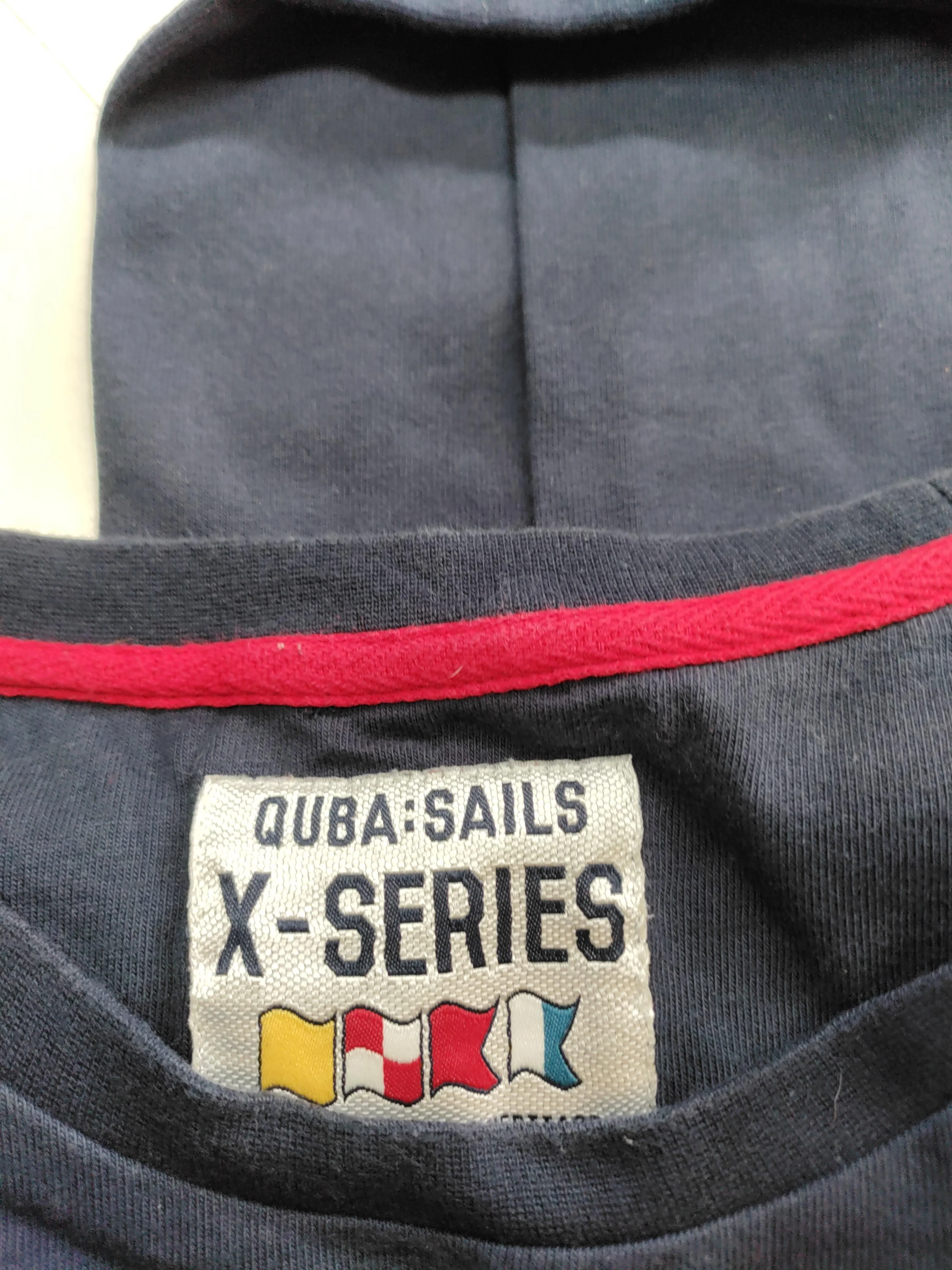 Quba Sails Men's T-Shirt L Blue Graphic 100% Cotton Basic - Image 5