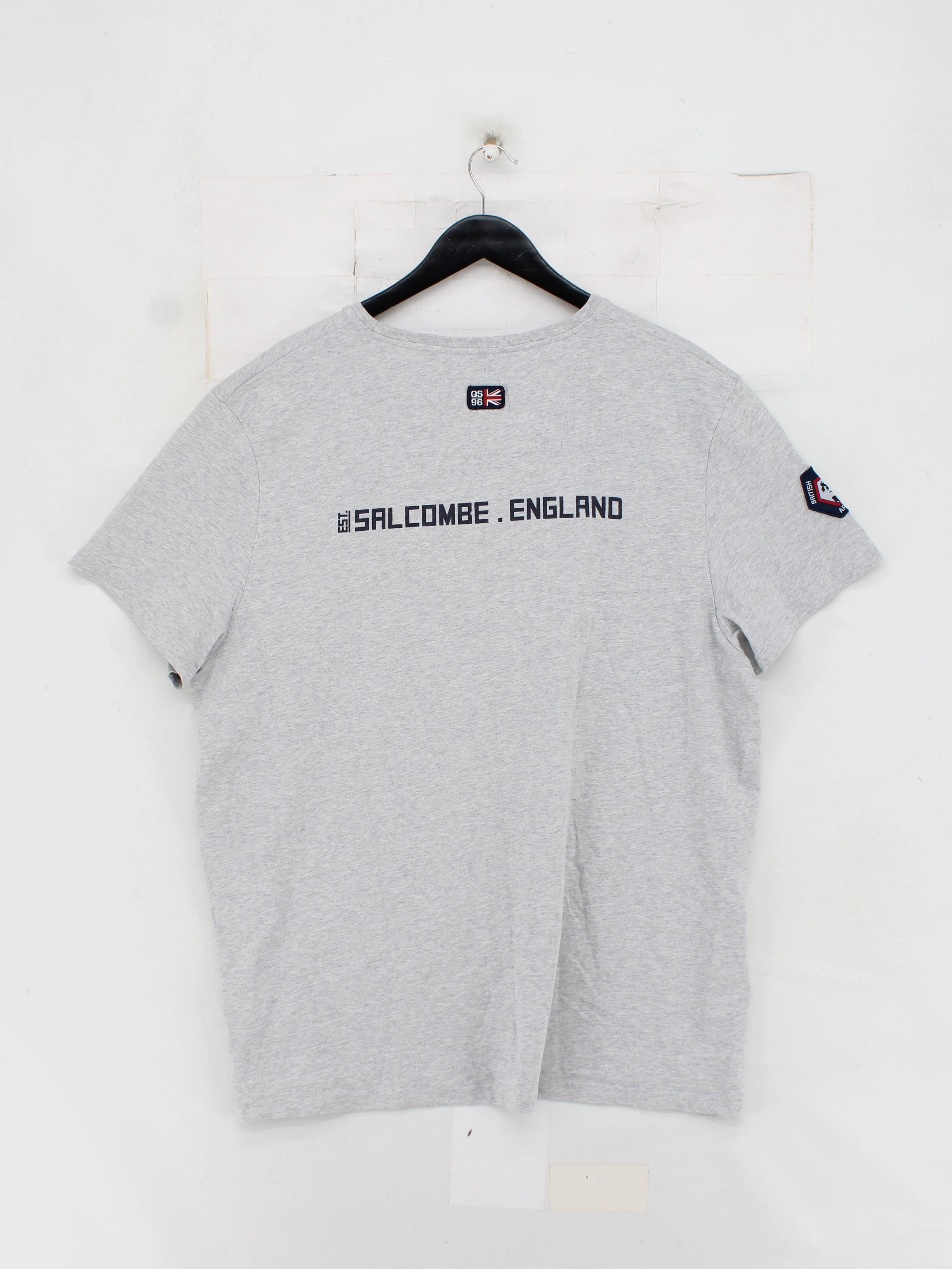 Quba Sails Men's T-Shirt XXXL Grey Graphic 100% Cotton Basic - Image 2