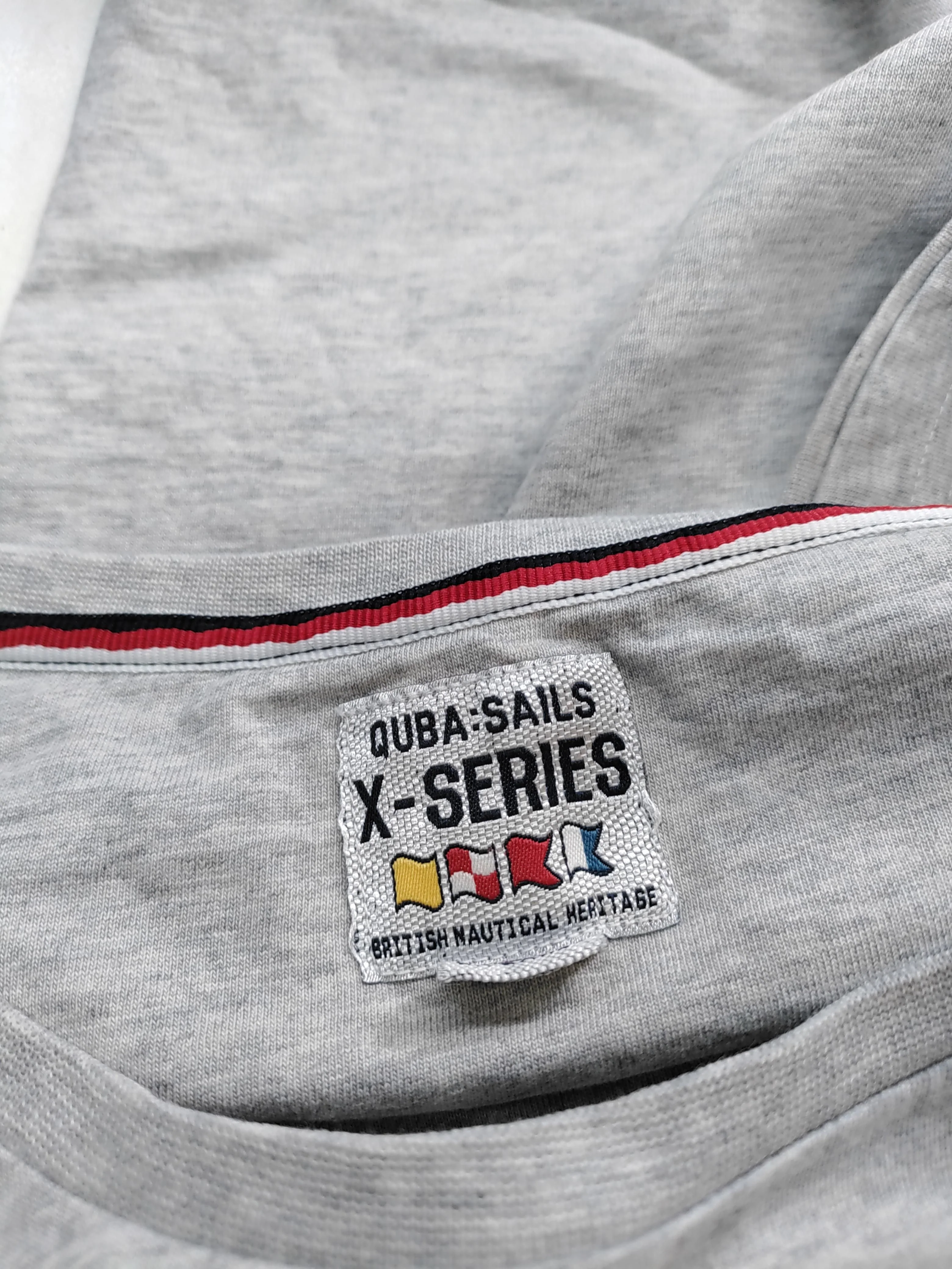 Quba Sails Men's T-Shirt XXXL Grey Graphic 100% Cotton Basic - Image 5